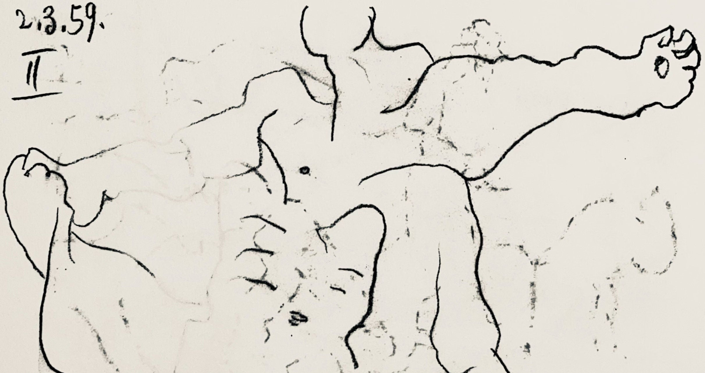 Pablo Picasso, Composition (Bloch 1276; Czwiklitzer 23), Toros y Toreros, Limited Edition Lithograph