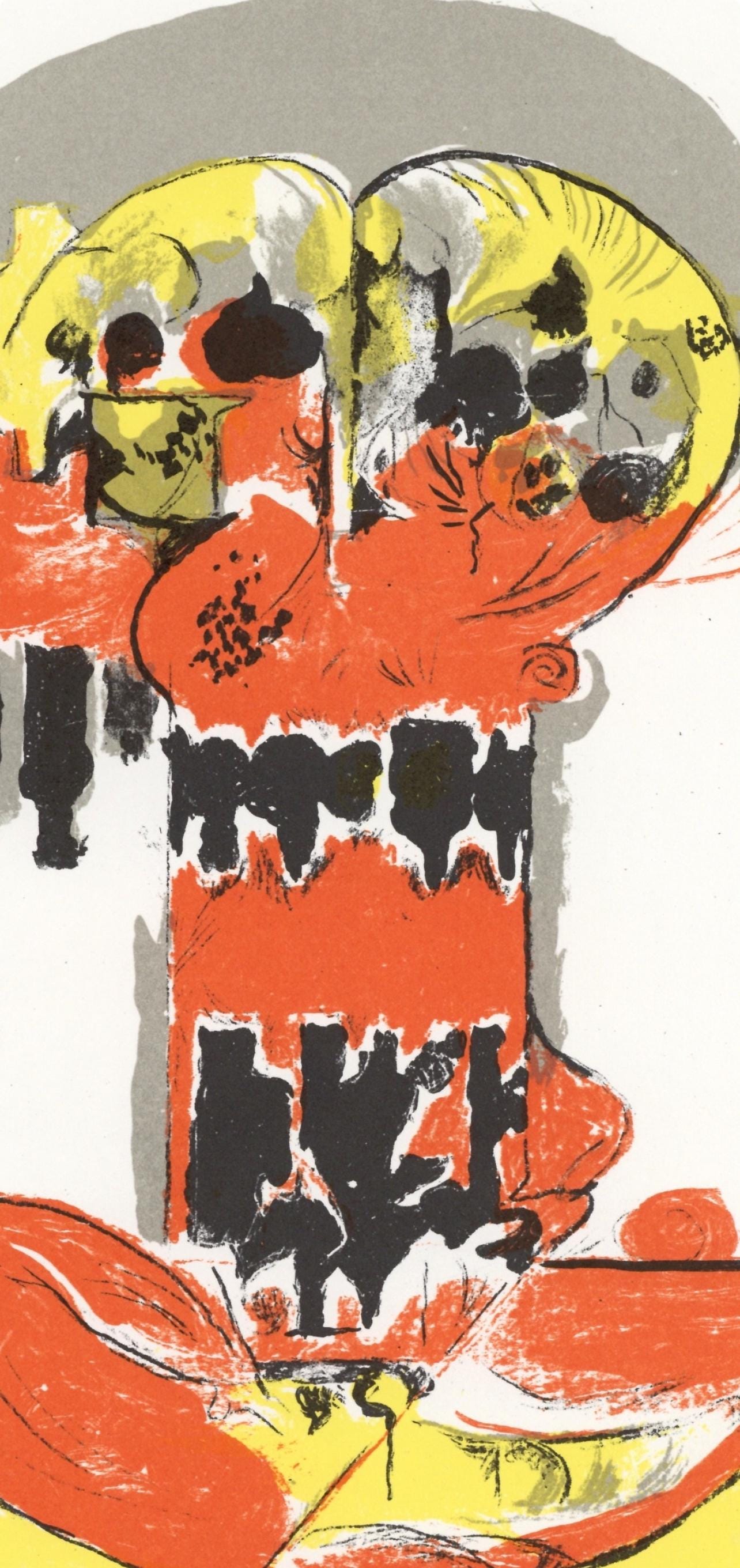 Graham Sutherland, Composition, XXe siècle, Limited Edition Lithograph