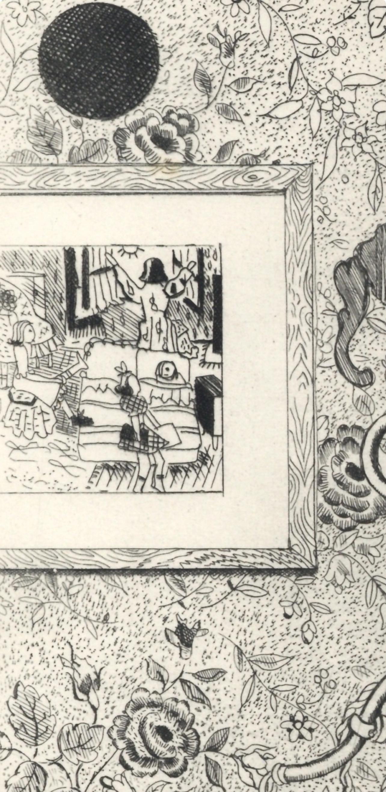 Jacques Maret, Composition, Alternance, Limited Edition Etching