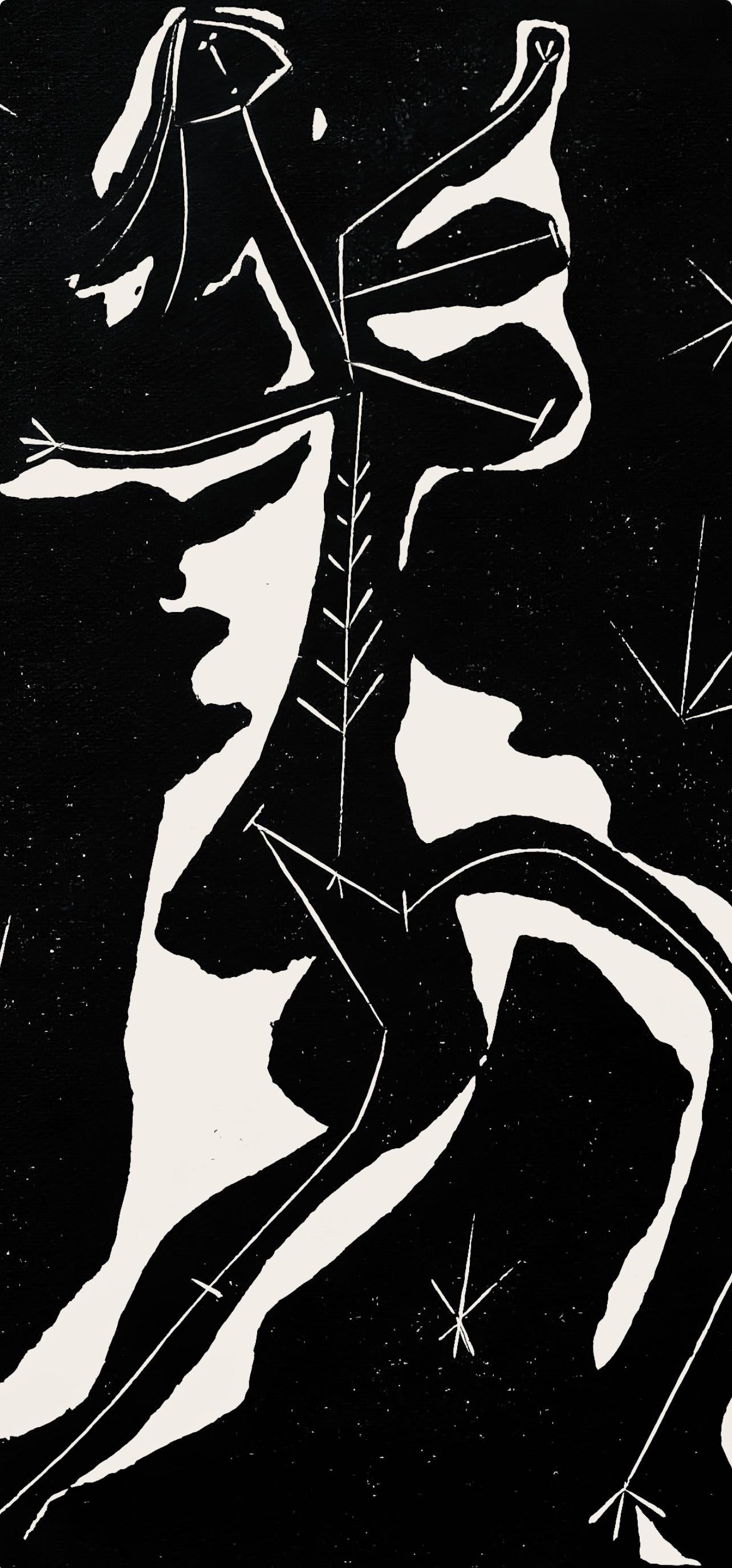 Pablo Picasso, Composition (Cramer 36; Bloch 360; Horodisch A6), Non Vouloir, Limited Edition Zincograph