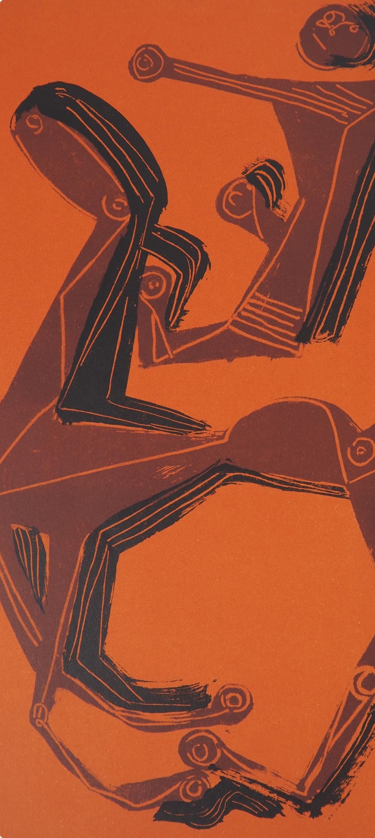 Marino Marini, Composition, XXe siècle, Limited Edition Lithograph