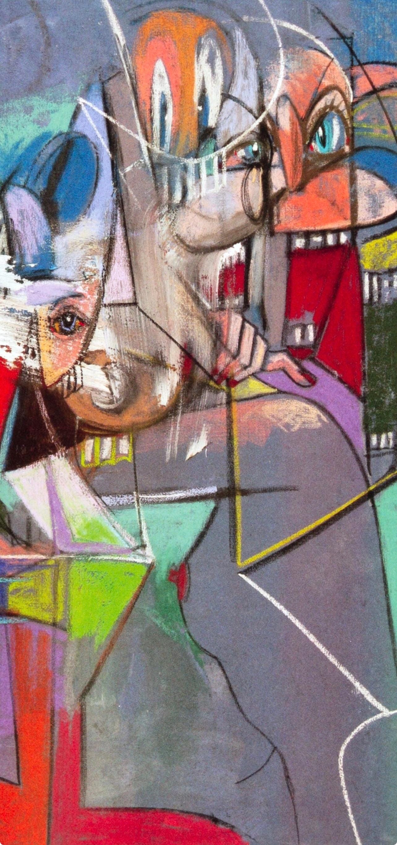 George Condo, Heads and Toes, Drawing Paintings, Limited Edition Four Color Process Print