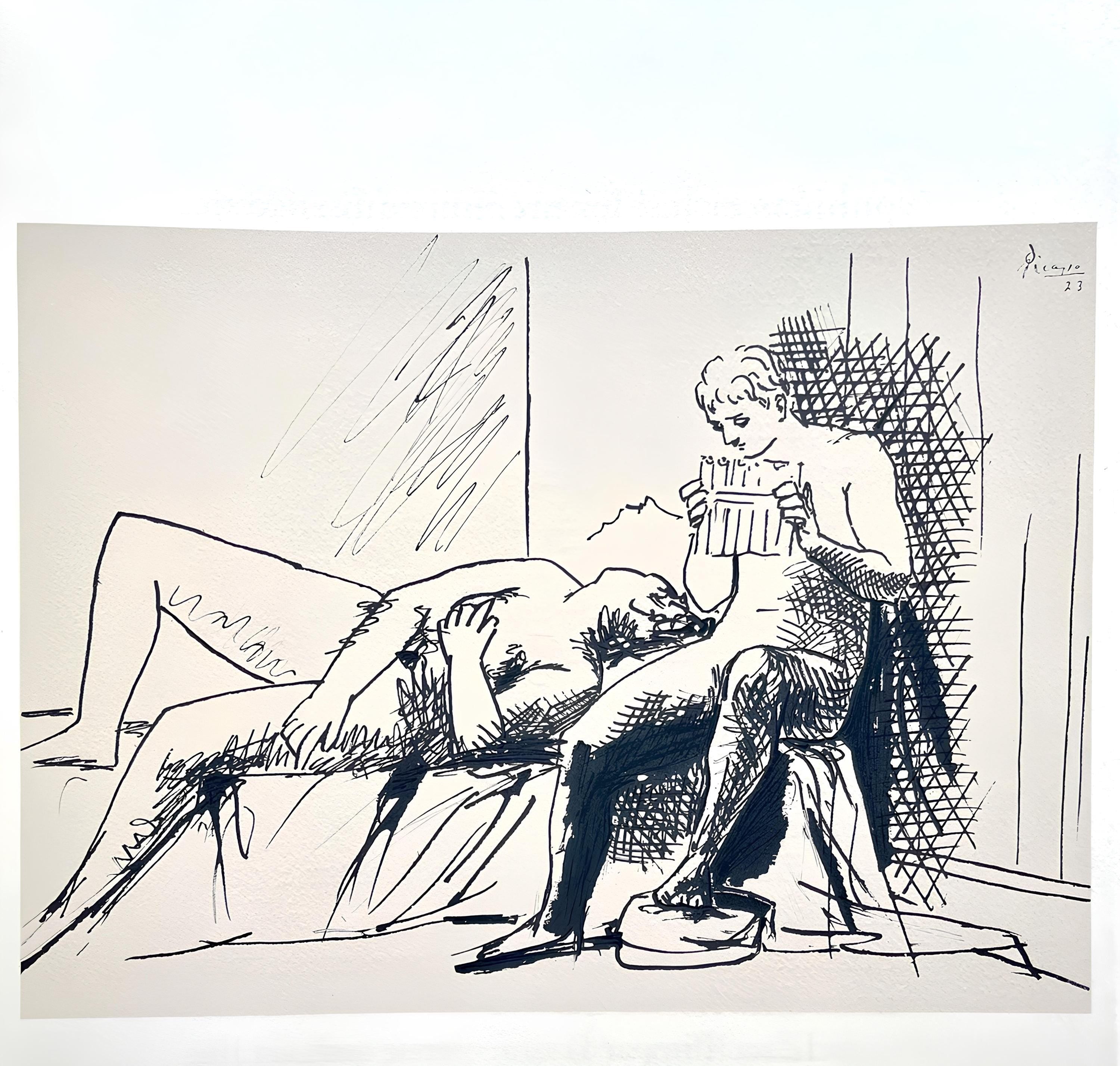 Pablo Picasso, Composition (Cramer 88), Dans l'Atelier de Picasso, Limited Edition Lithograph