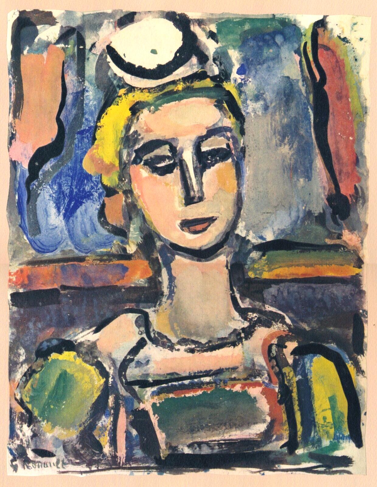 Georges Rouault, Composition, Divertissement, Limited Edition Lithograph
