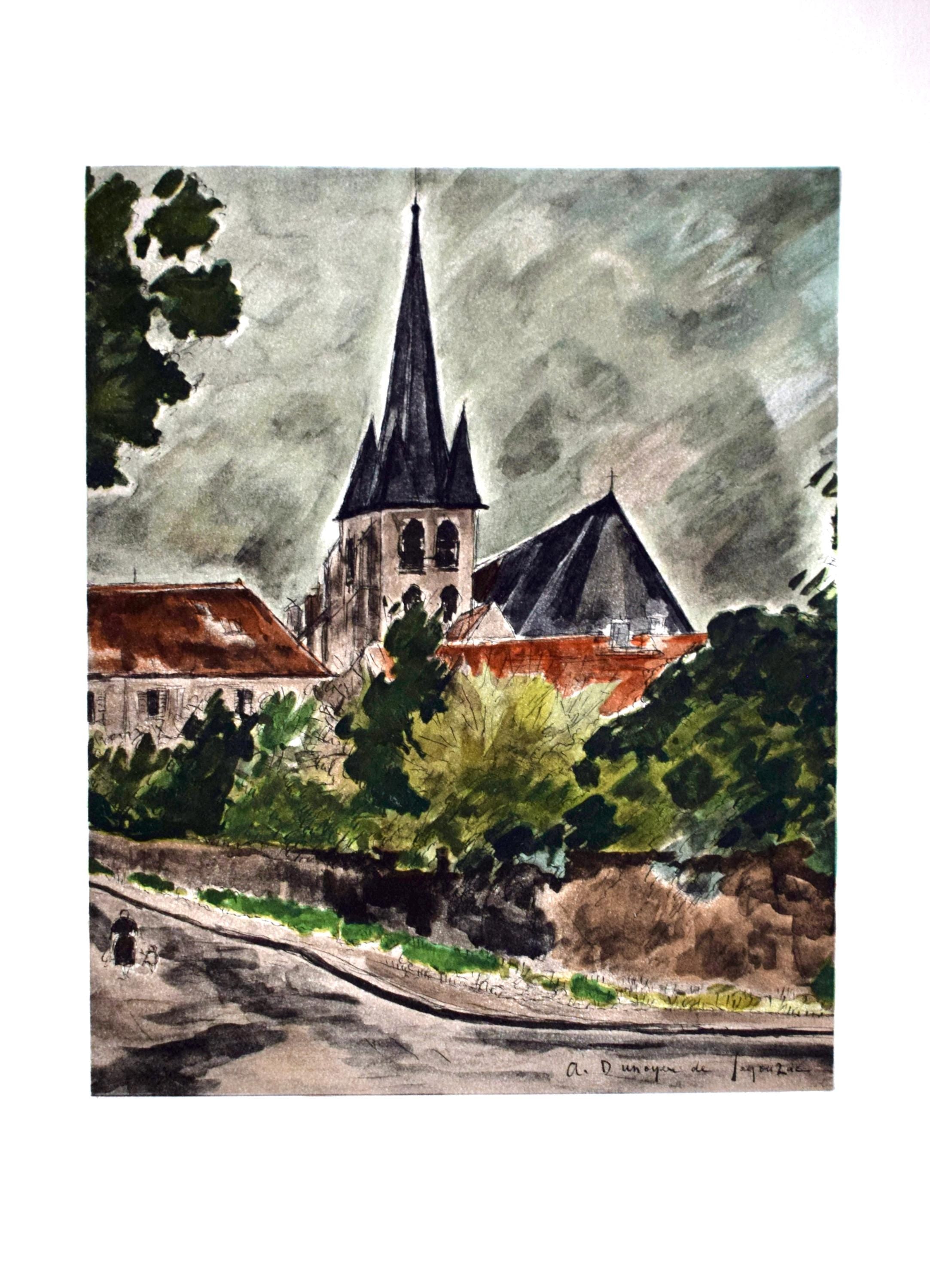 André Dunoyer de Segonzac, Composition, Les Peintres mes amis, Limited Edition Lithograph