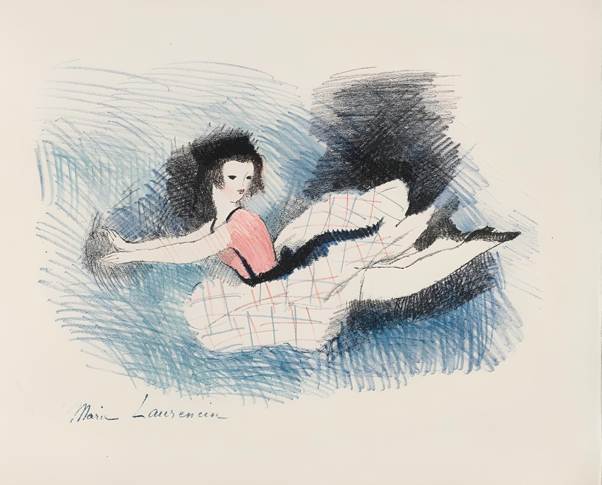 Marie Laurencin, Composition, Alice's Adventures in Wonderland, Limited Edition Lithograph