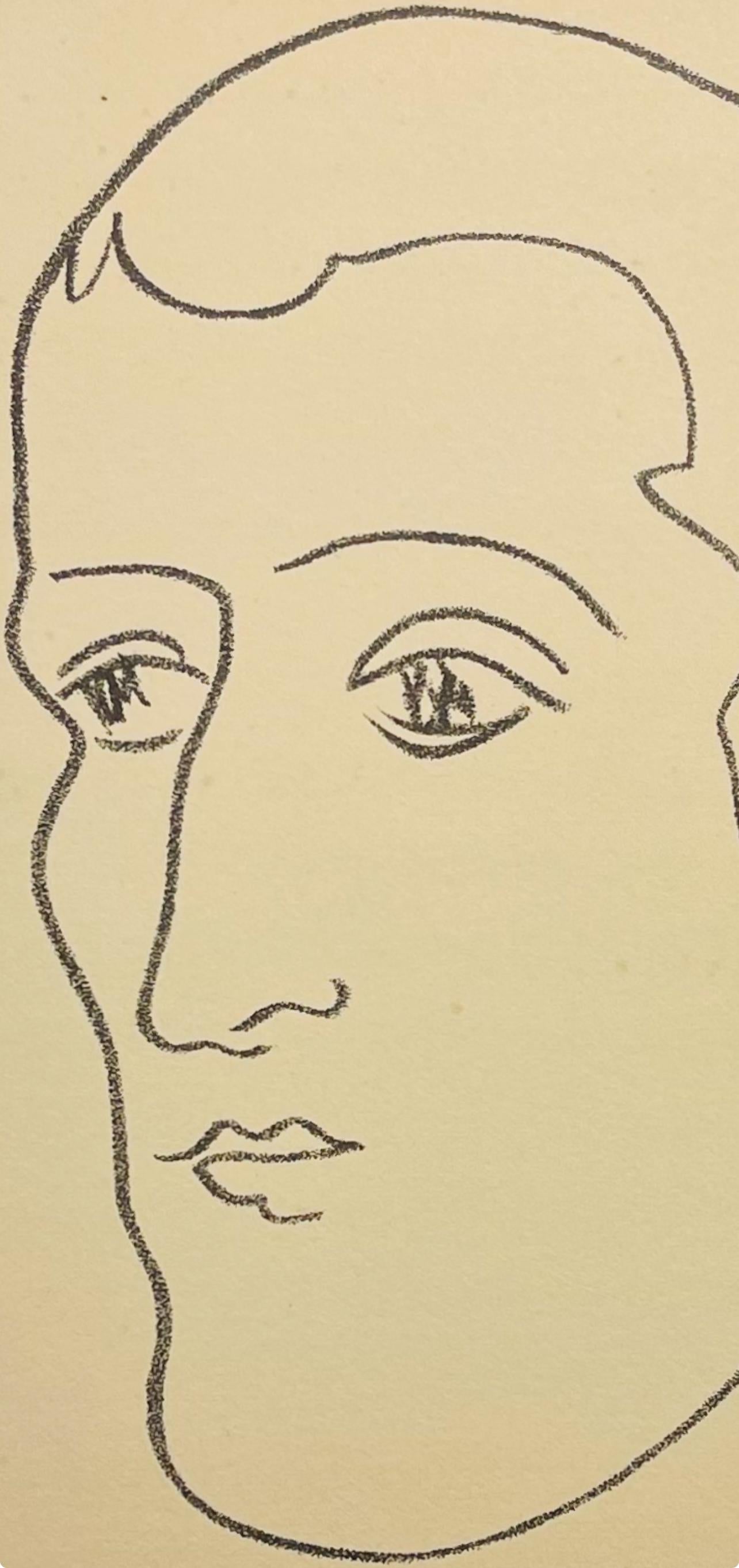 Henri Matisse, Composition (Duthuit 31), Apollinaire, Limited Edition Lithograph