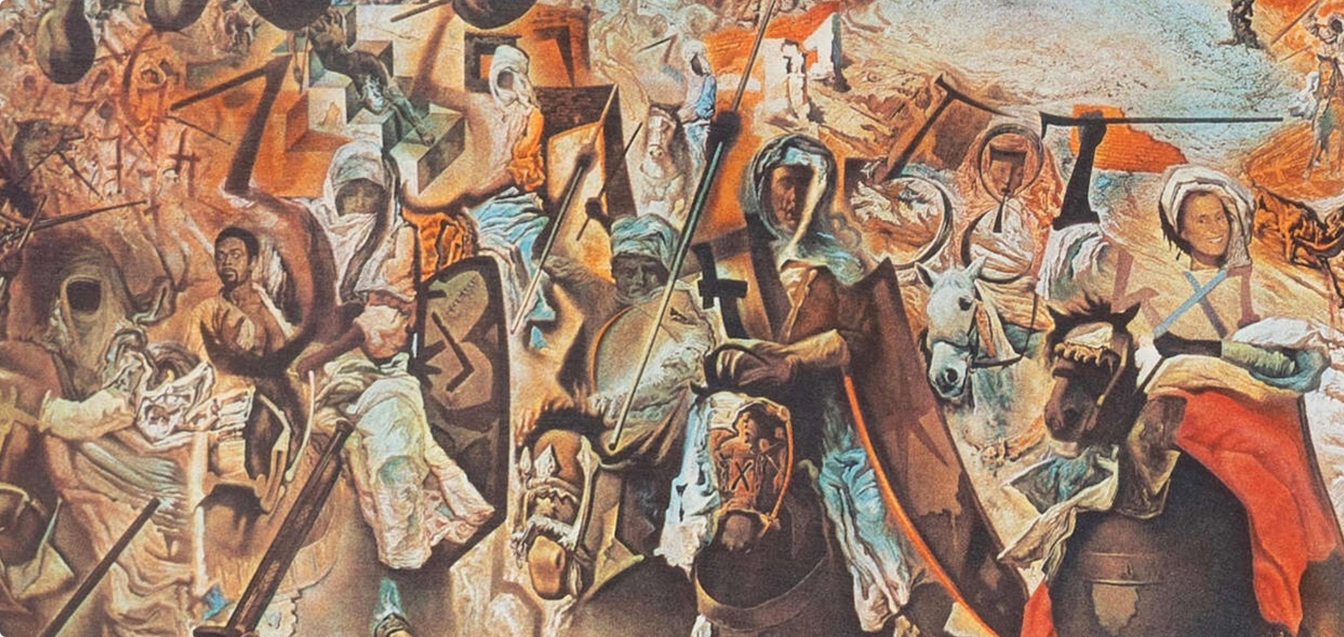 Salvador Dalí, La Batalla de Tetuán, XXe siècle, Limited Edition Lithograph