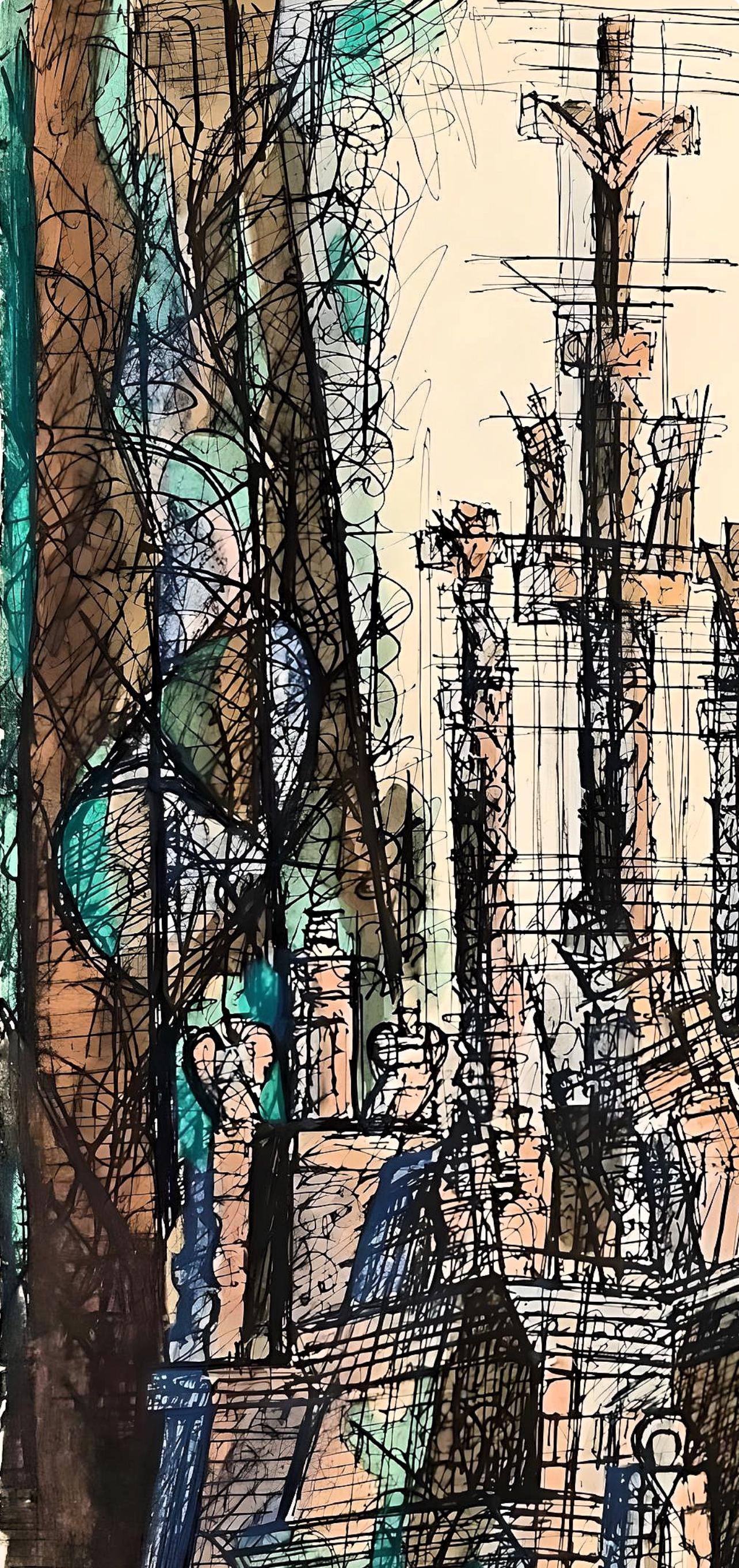 Marcel Gromaire, Composition, Éloge de Gromaire, Limited Edition Lithograph