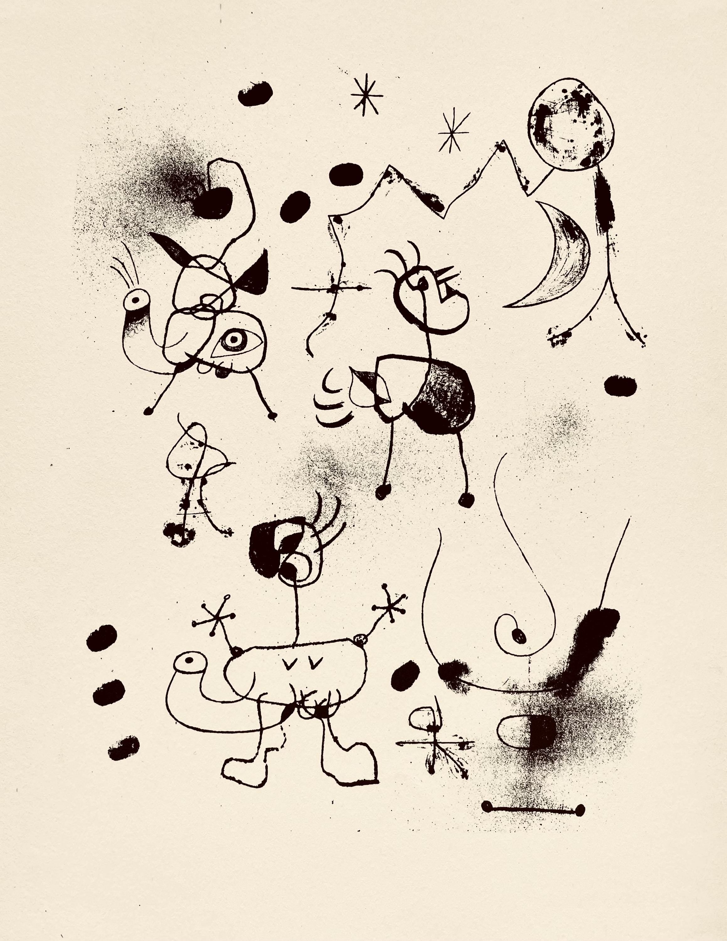 Joan Miró, Composition, The Prints of Joan Miro, Limited Edition Etching