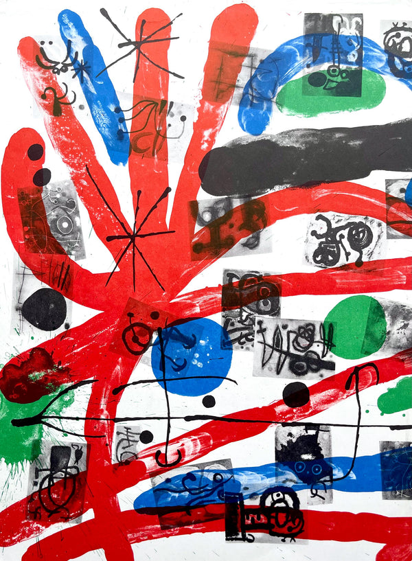 Joan Miró, Composition (Cramer 102; Mourlot 428-449), Derrière le miroir, Limited Edition Lithograph