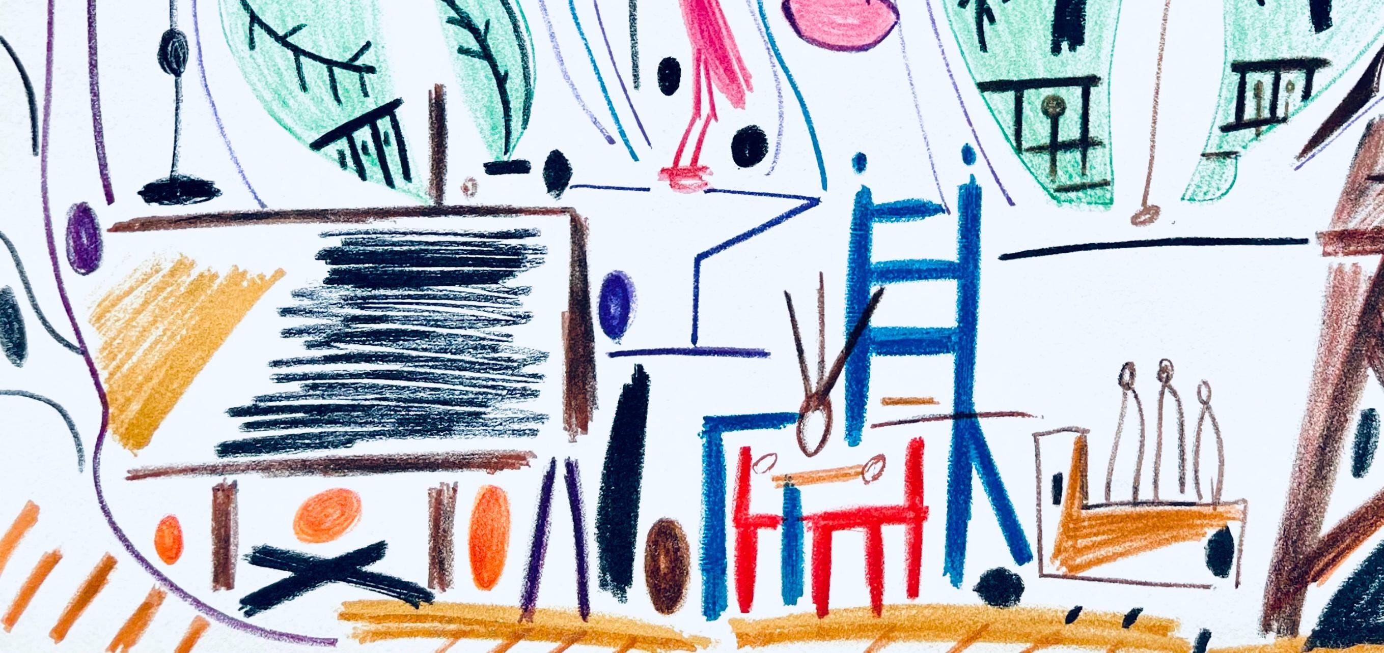 Pablo Picasso, Composition (Cramer 101), Carnet de la Californie, Limited Edition Lithograph