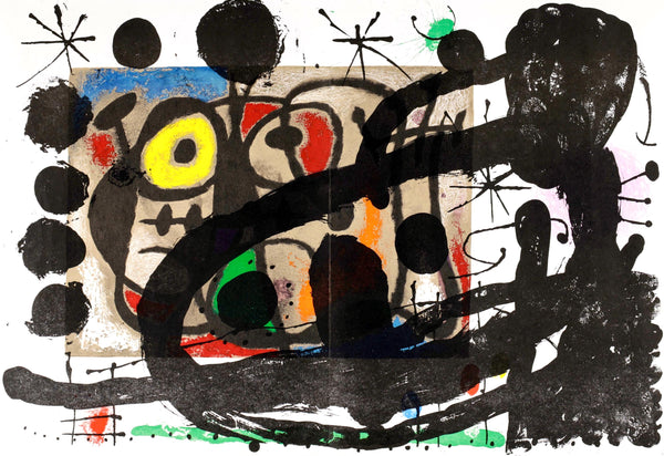 Joan Miró, Composition (Cramer 102; Mourlot 428-449), Derrière le miroir, Limited Edition Lithograph