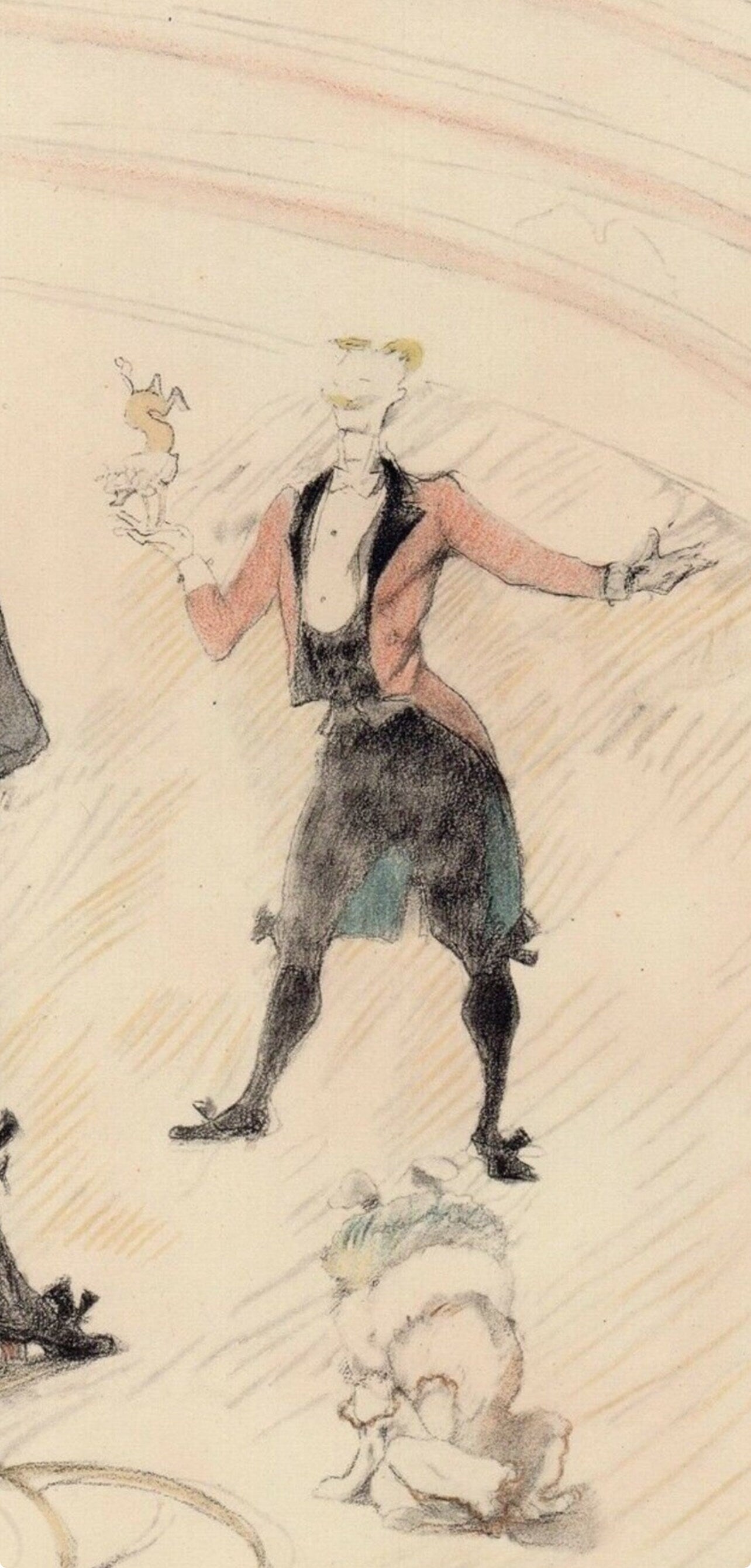Henri de Toulouse-Lautrec, Dresseur de chiens, The Circus by Toulouse-Lautrec, Limited Edition Lithograph