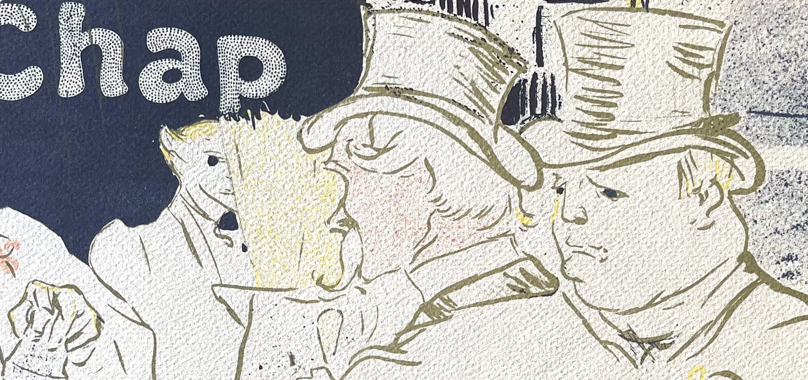 Henri de Toulouse-Lautrec, The Chap Book, TLautrec, Philadelphia Museum of Art, Limited Edition Lithograph
