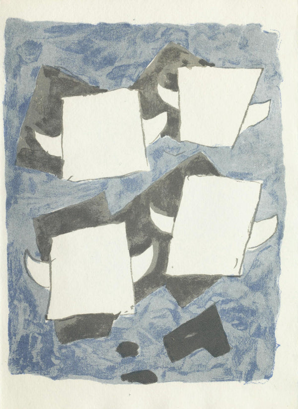 Georges Braque, Composition (Vallier 153), Le Tir à l'arc mis en lumière par Georges Braque, Limited Edition Lithograph