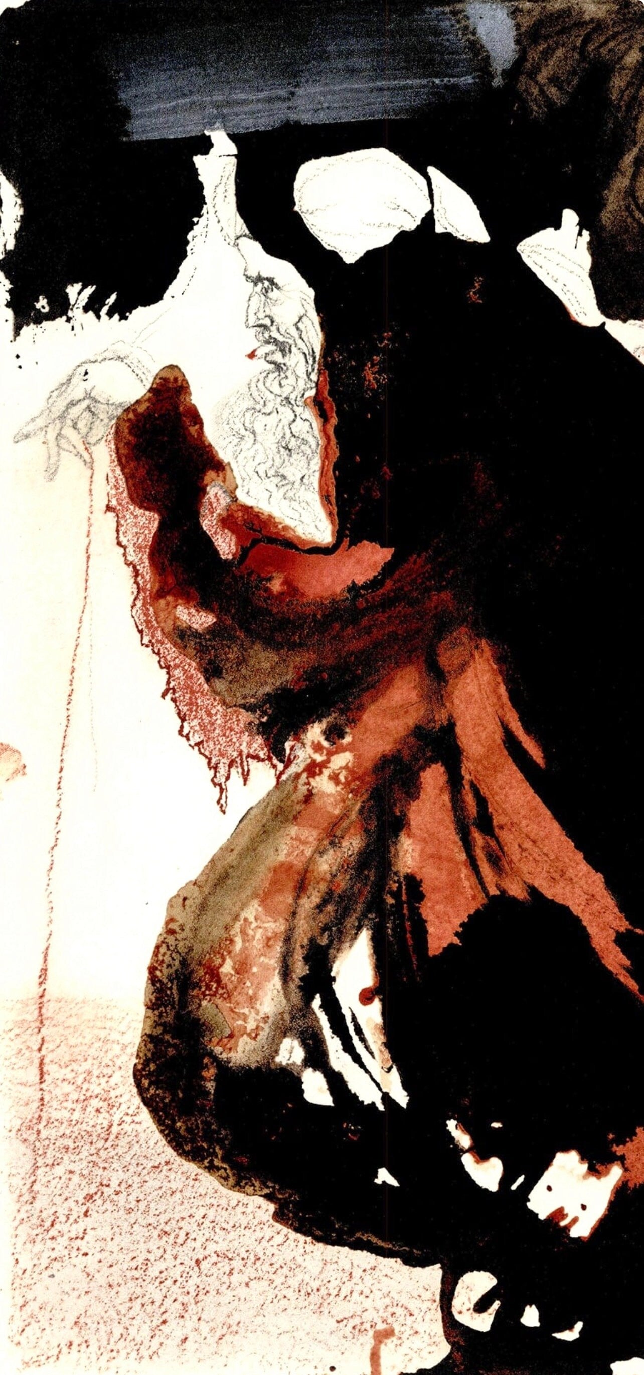 Salvador Dali, Composition (Michler/Löpsinger 1600; Field 69-3), Biblia Sacra, Limited Edition Lithograph
