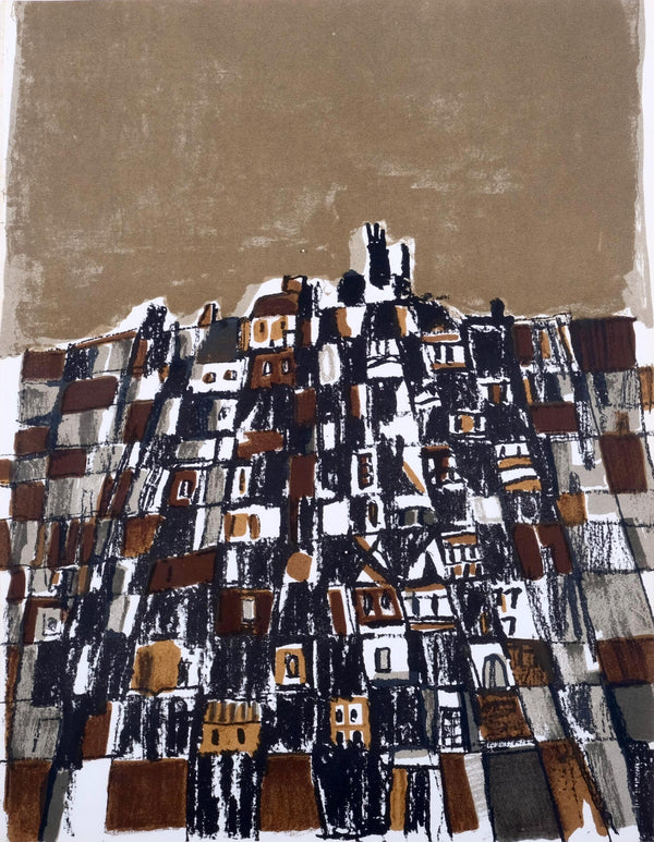 Maria Helena Vieira da Silva, Ville espagnole, XXe siècle, Limited Edition Lithograph