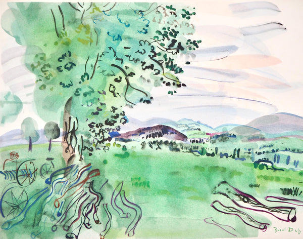 Raoul Dufy, Composition, Eaux-de-vie, Esprit de la fleur et du fruit, Limited Edition Lithograph