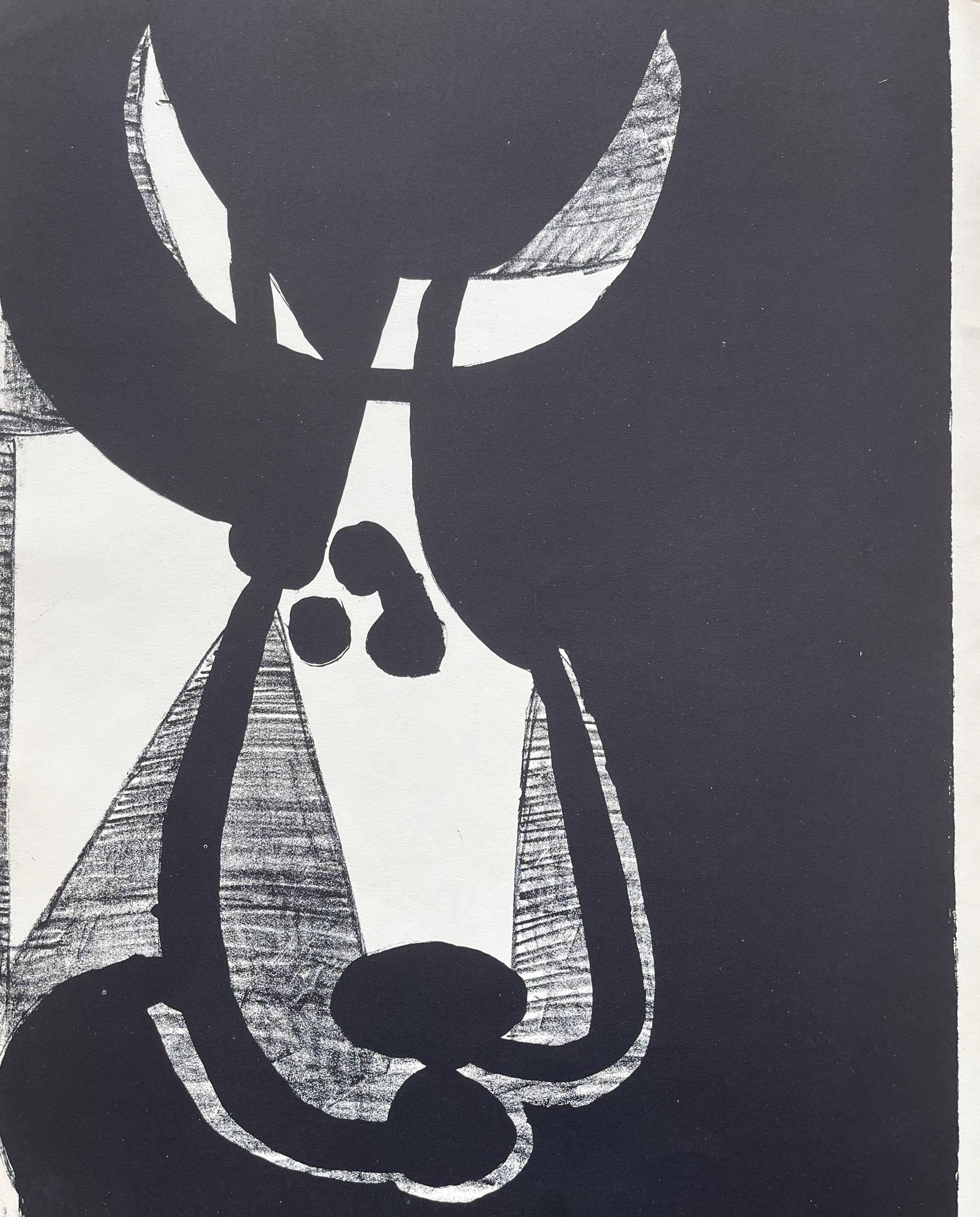 Pablo Picasso, Composition, Picasso Lithographs Since 1945, Cincinnati Art Museum, Limited Edition Lithograph