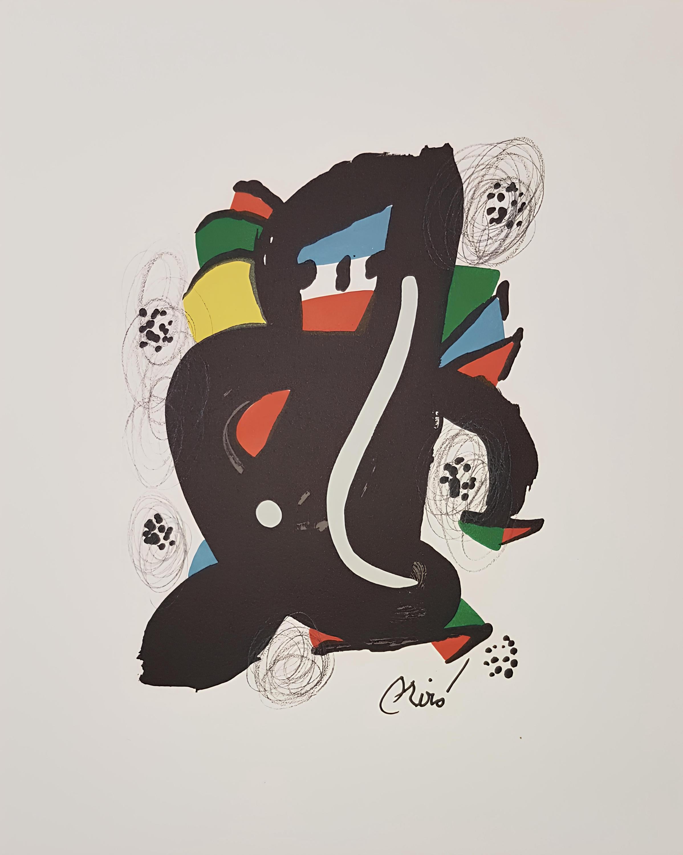 Joan Miró, Composition (Mourlot 1212-1225; Cramer 248), La mélodie acide, Limited Edition Lithograph