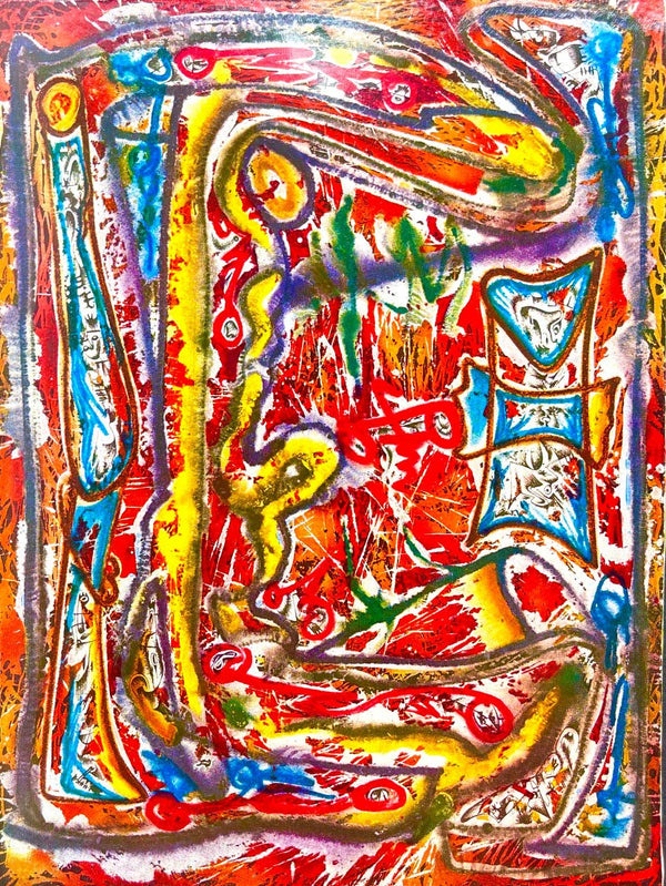 Alfonso Ossorio, Composition, Peintures initiatiques d'Alfonso Ossorio, Limited Edition Lithograph