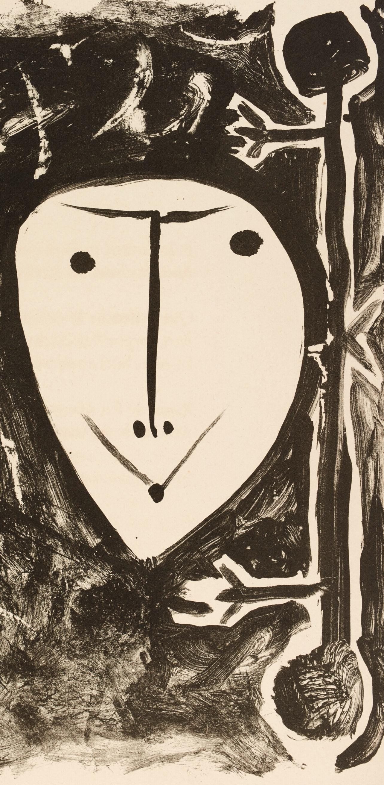 Pablo Picasso, Composition (Bloch 605-608; Mourlot 177; Reuße 519-522), Elegy of Ihpetonga, Limited Edition Lithograph