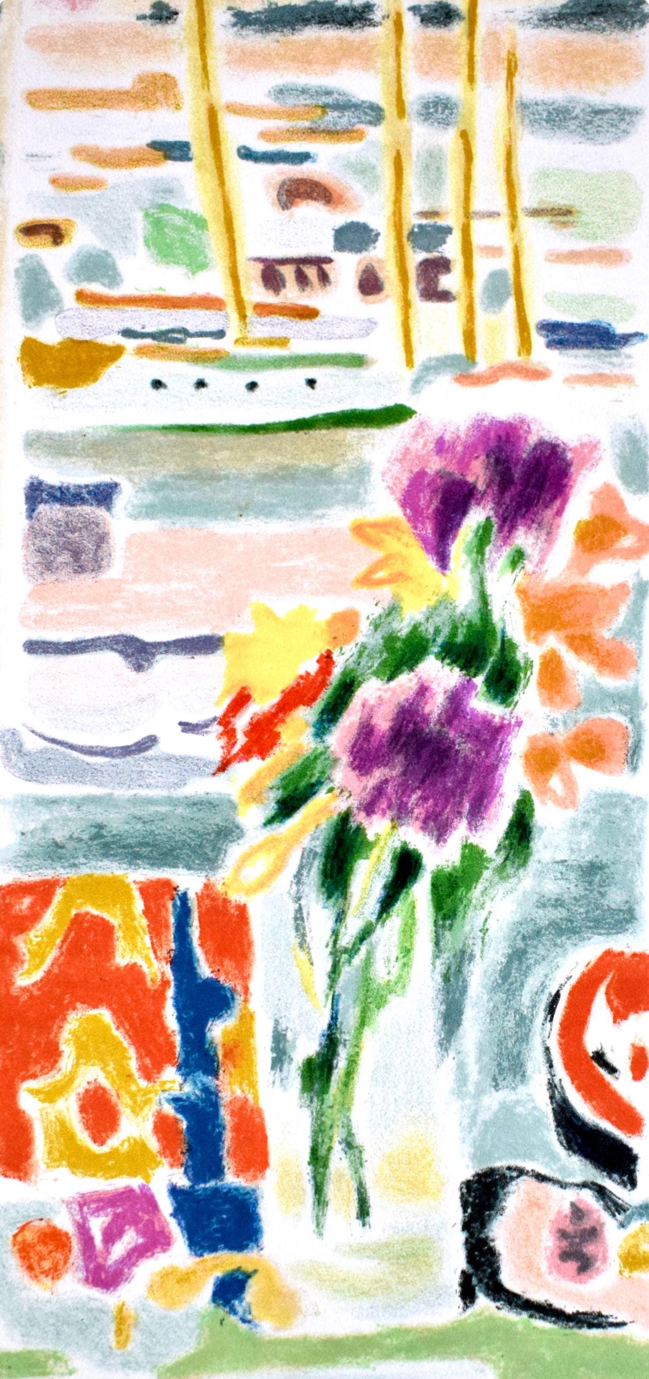 Jules Cavaillès, Composition, Les Peintres mes amis, Limited Edition Lithograph