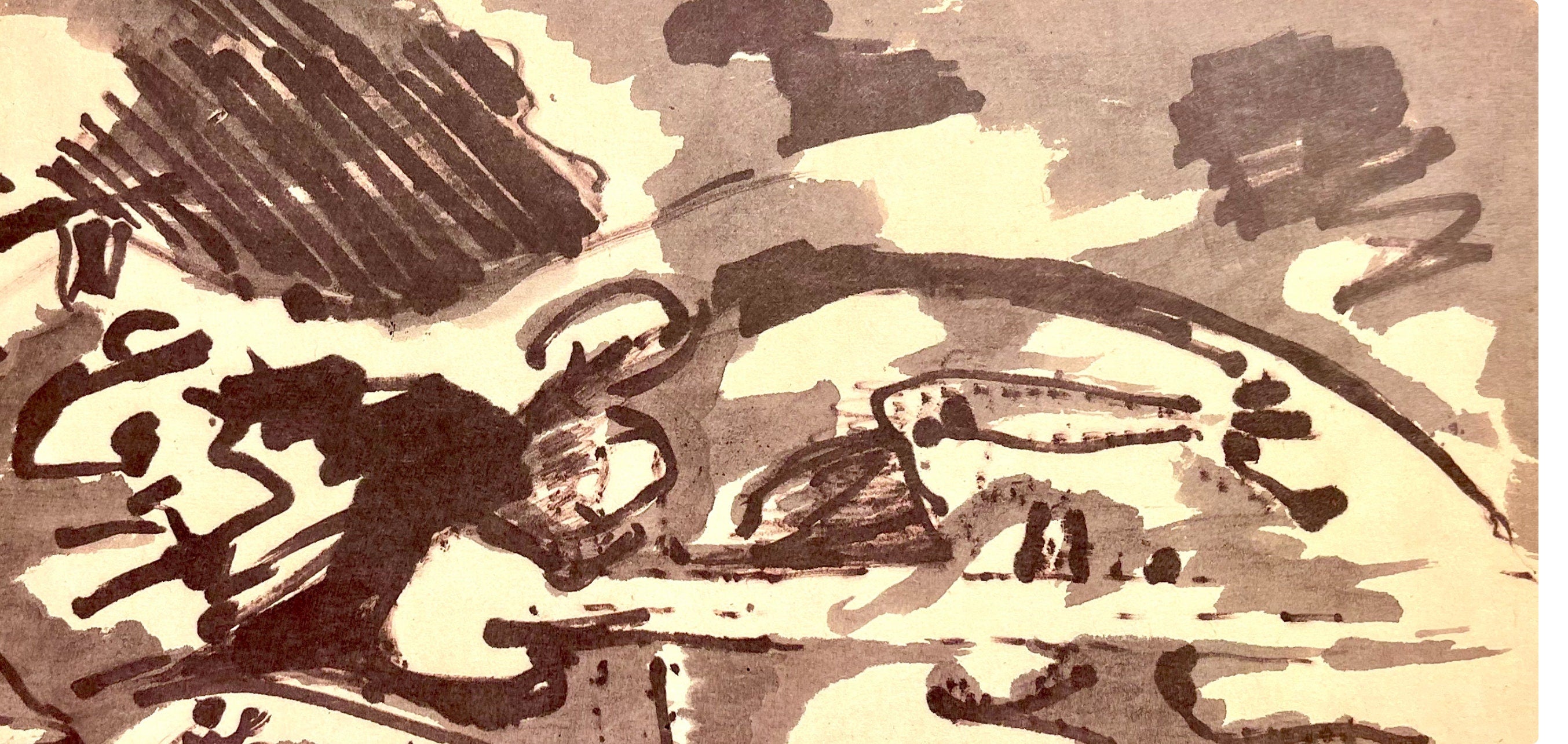 Jackson Pollock, Composition, Jackson Pollock, The Last Sketchbook, Limited Edition Lithograph