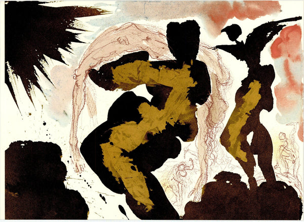 Salvador Dali, Composition (Michler/Löpsinger 1600; Field 69-3), Biblia Sacra, Limited Edition Lithograph