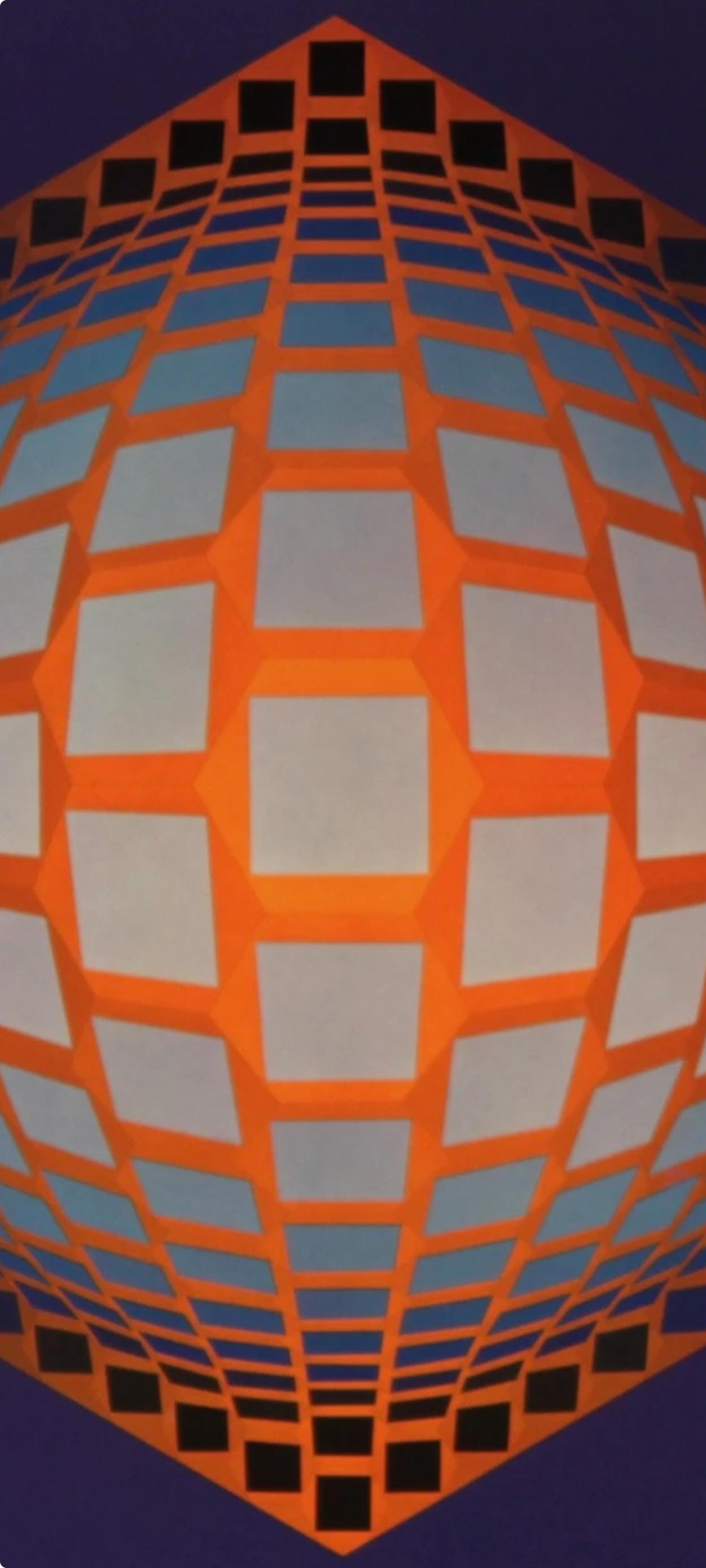 Victor Vasarely, Composition, Hexagone, Limited Edition Héliogravure