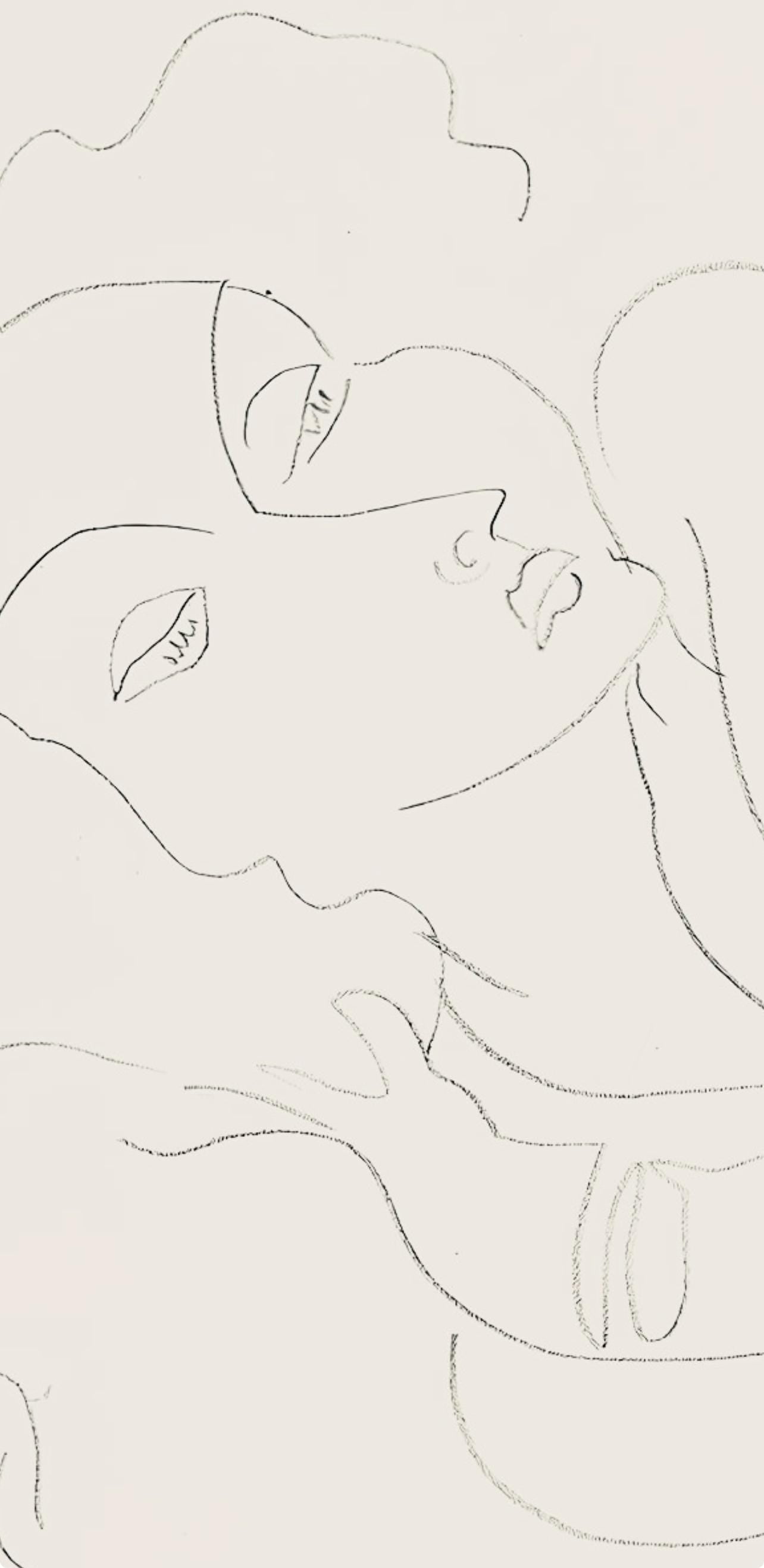 Henri Matisse, Série F, var. 9 (Duthuit 9), Henri Matisse, Dessins, Thèmes et variations, Limited Edition Lithograph