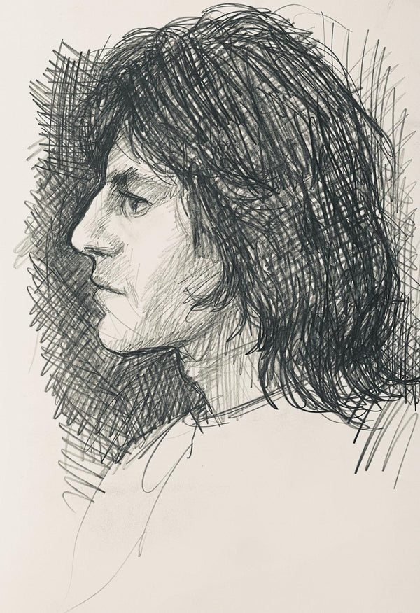 Ian Hornak, Renaissance Male Figure Study, 1963, Original Drawing