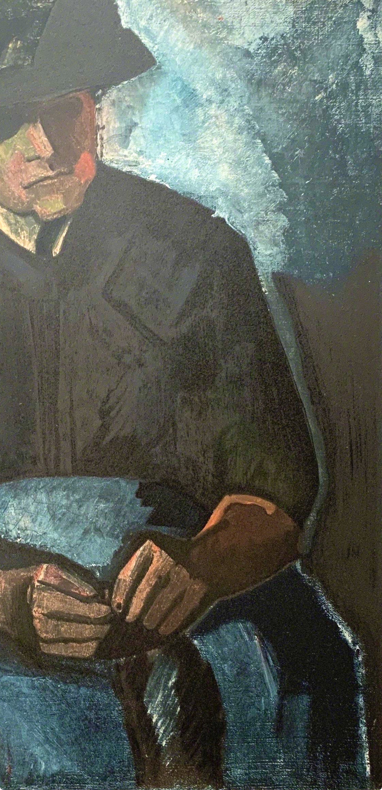 Charles Dufresne, Femme au Tablier Bleu, Collection Pierre Lévy, Limited Edition Lithograph