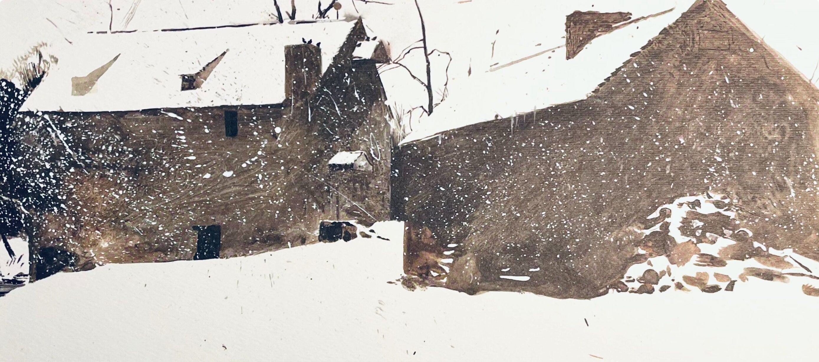 Andrew Wyeth, Brinton’s Mill, The Four Seasons, Limited Edition Lithograph
