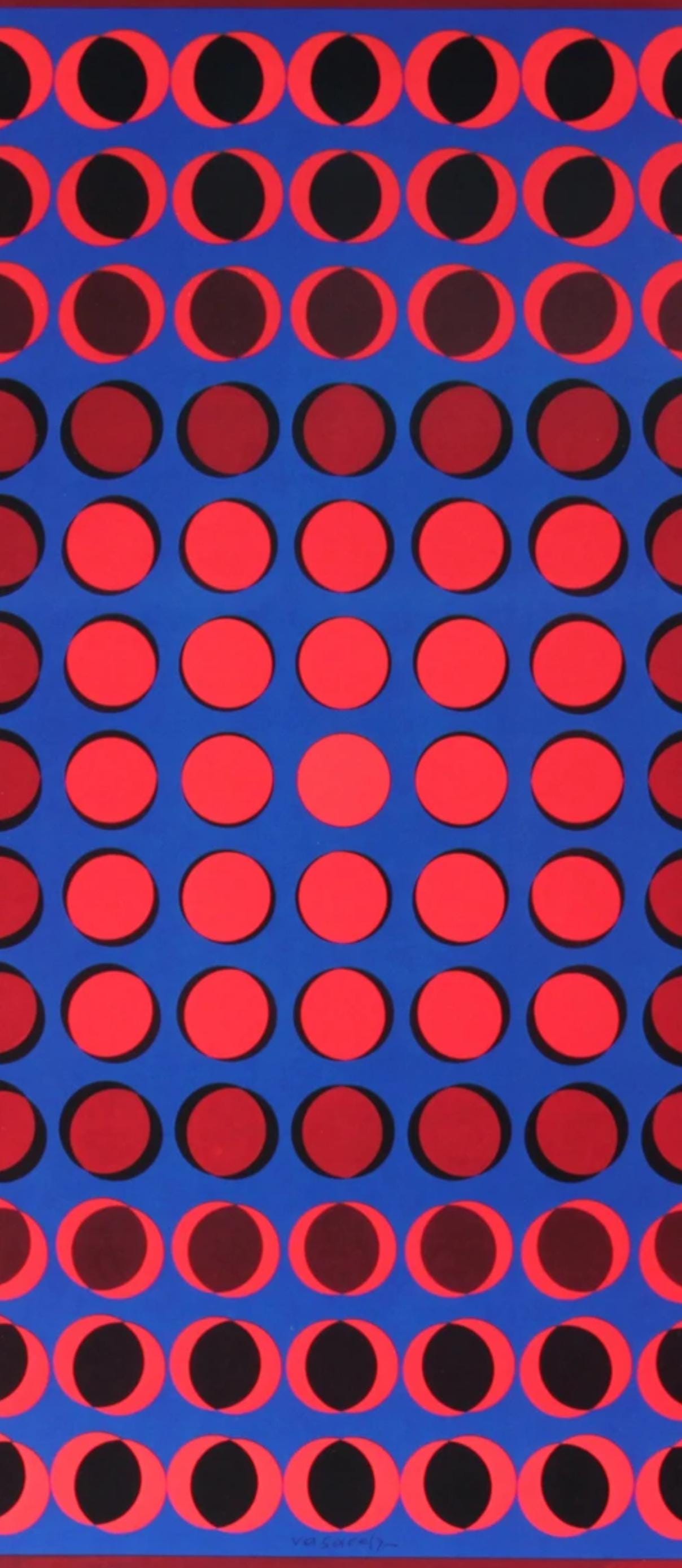 Victor Vasarely, Composition, Progressions I, Limited Edition Héliogravure