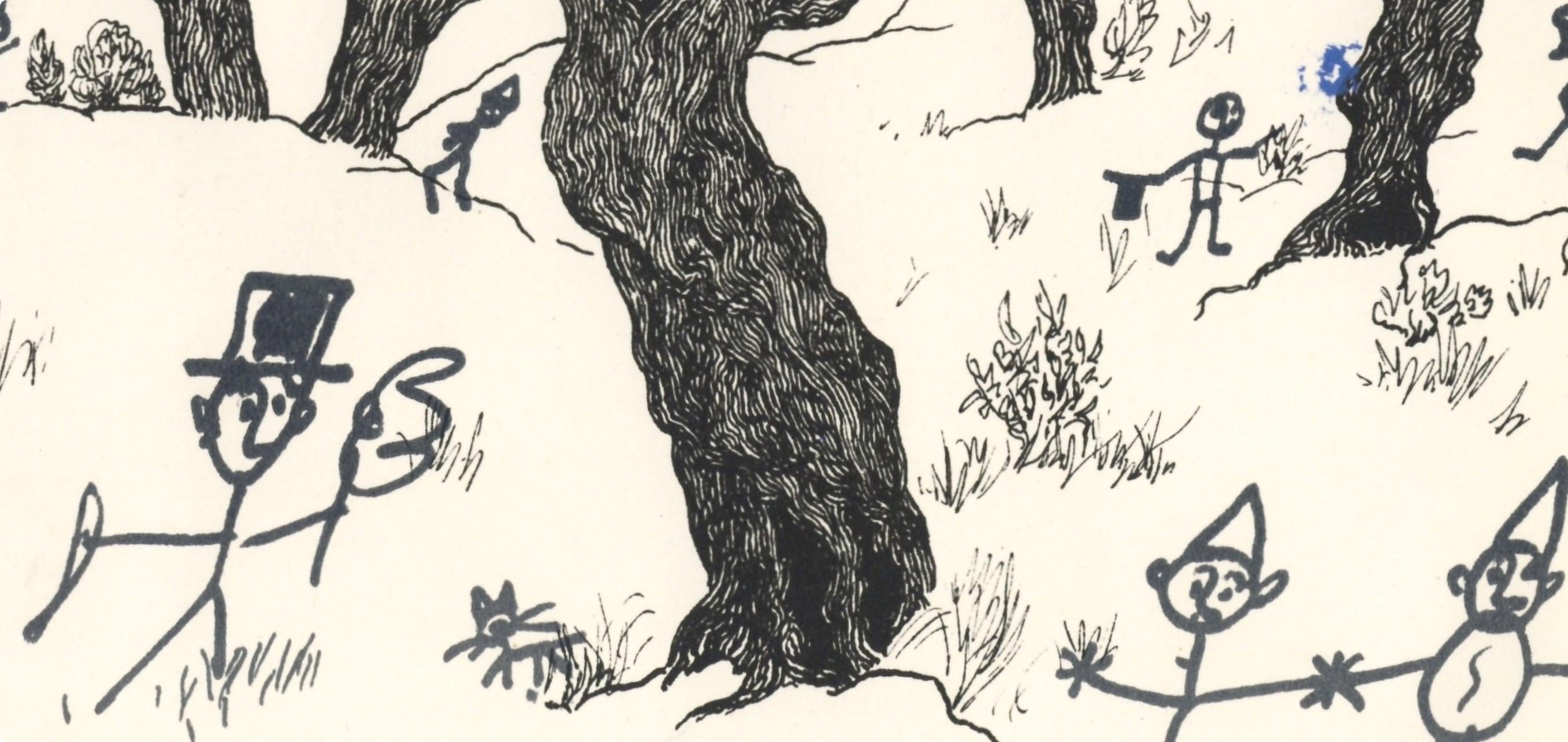 Joan Miró, Jacques Prévert, Composition (Cramer 39), Joan Miró, Limited Edition Lithograph