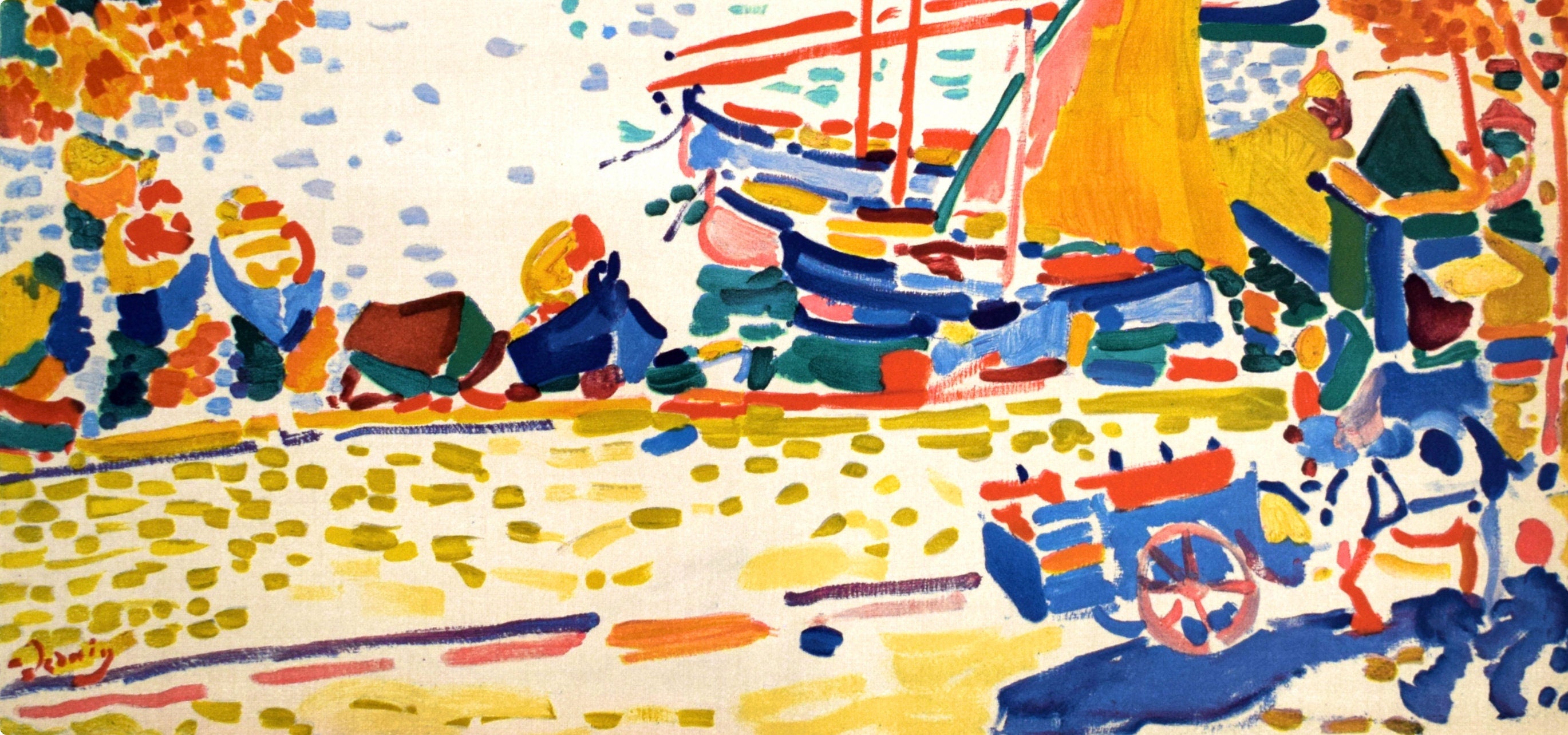 André Derain, Port de Collioure, Fauves, Collection Pierre Lévy, Limited Edition Lithograph