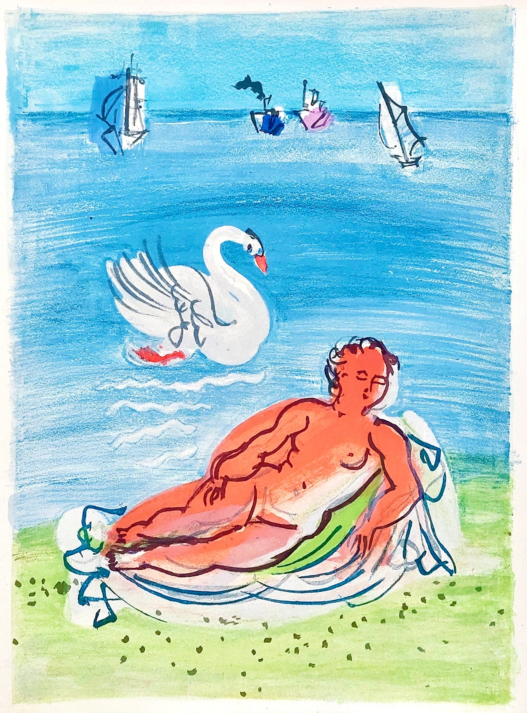 Raoul Dufy, Composition, Les Côtes Normandes, Limited Edition Lithograph