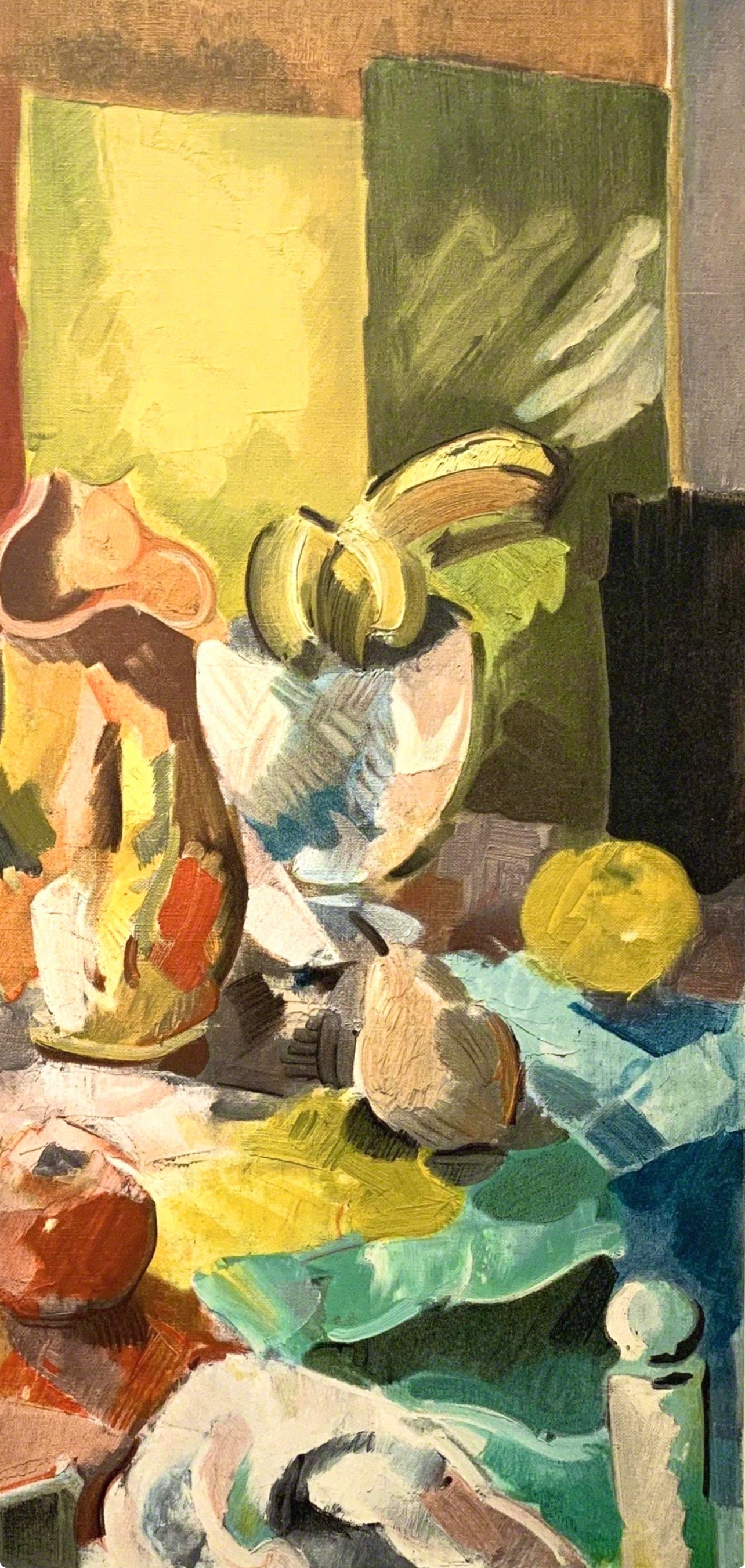 Charles Dufresne, Nature Morte a la Nappe de Couleur, Dufresne, Collection Pierre Lévy, Limited Edition Lithograph