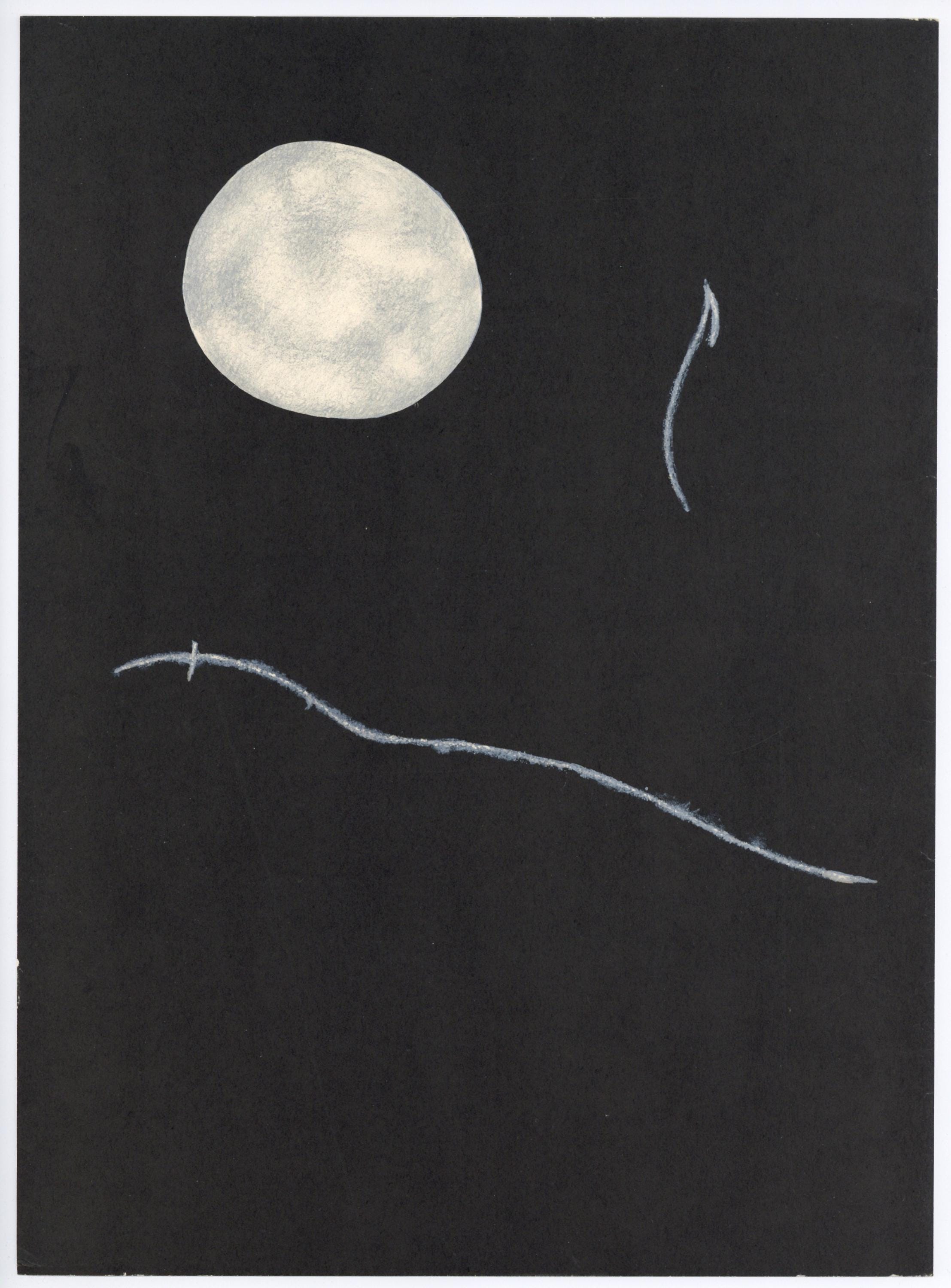 Joan Miró, Composition, Derrière le miroir, Limited Edition Lithograph