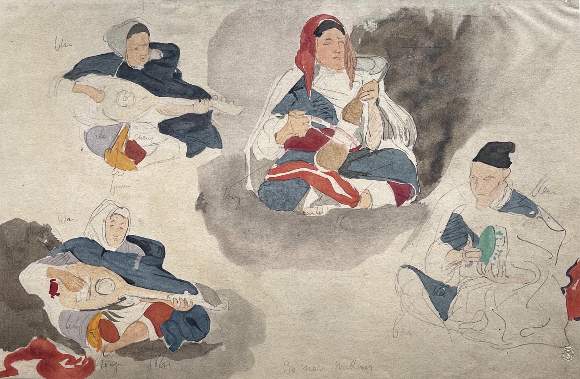 Eugène Delacroix, Composition, Trente et un Dessins et Aquarelles du Maroc, Limited Edition Lithograph