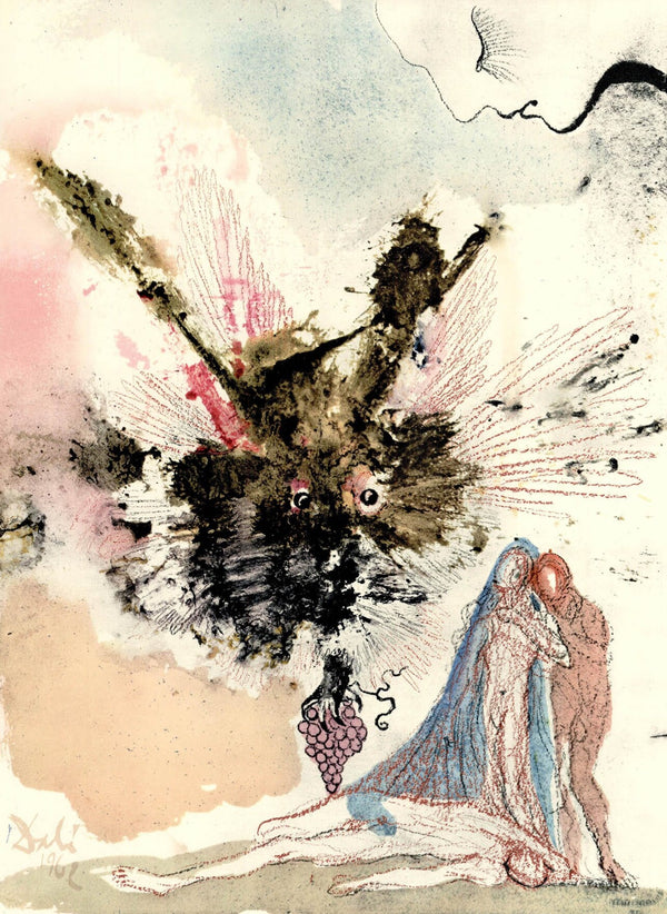 Salvador Dali, Composition (Michler/Löpsinger 1600; Field 69-3), Biblia Sacra, Limited Edition Lithograph