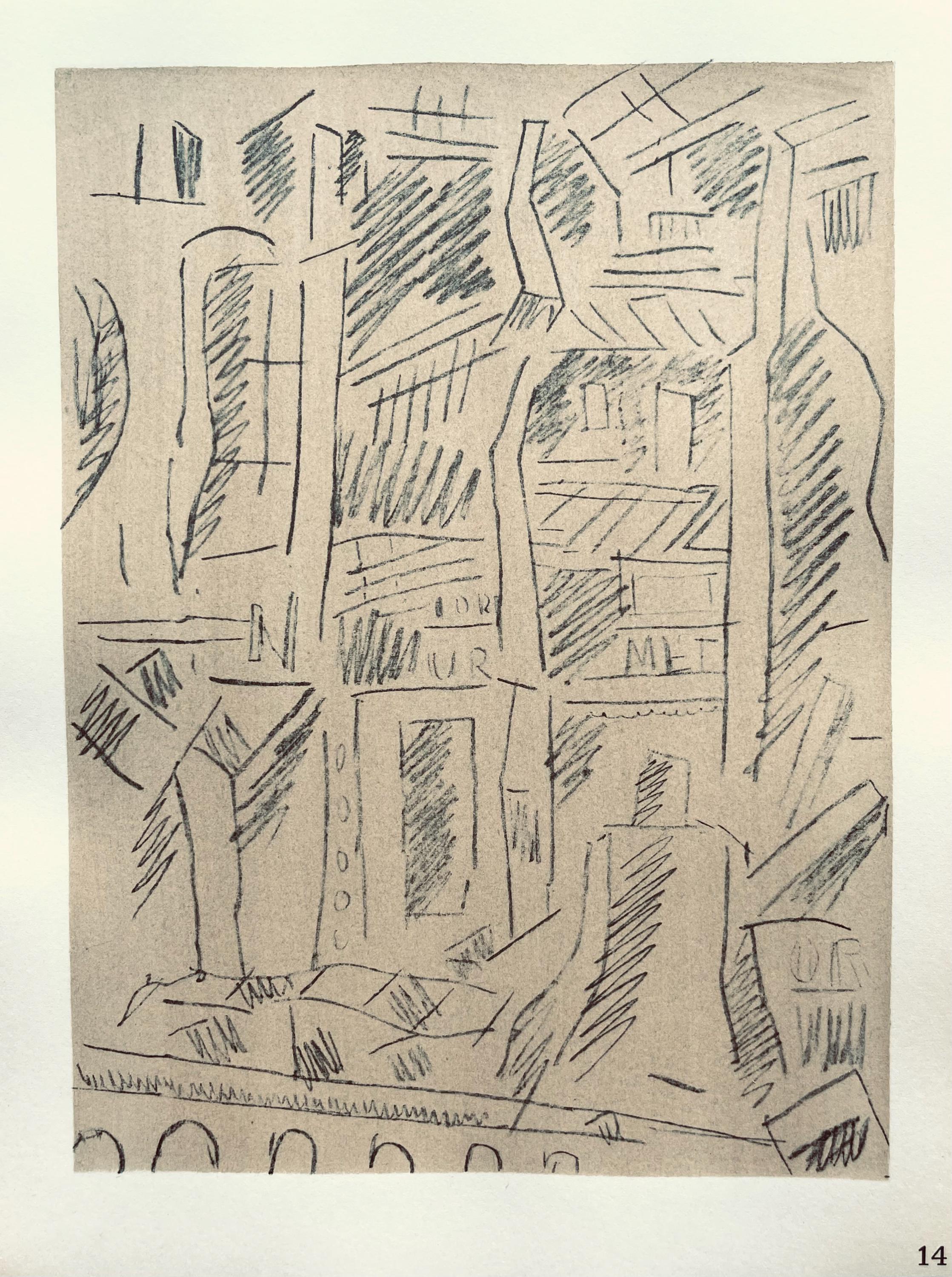 Fernand Léger, Verdun: La Place D'armes, Fernand Léger, Dessins de Guerre, Limited Edition Lithograph