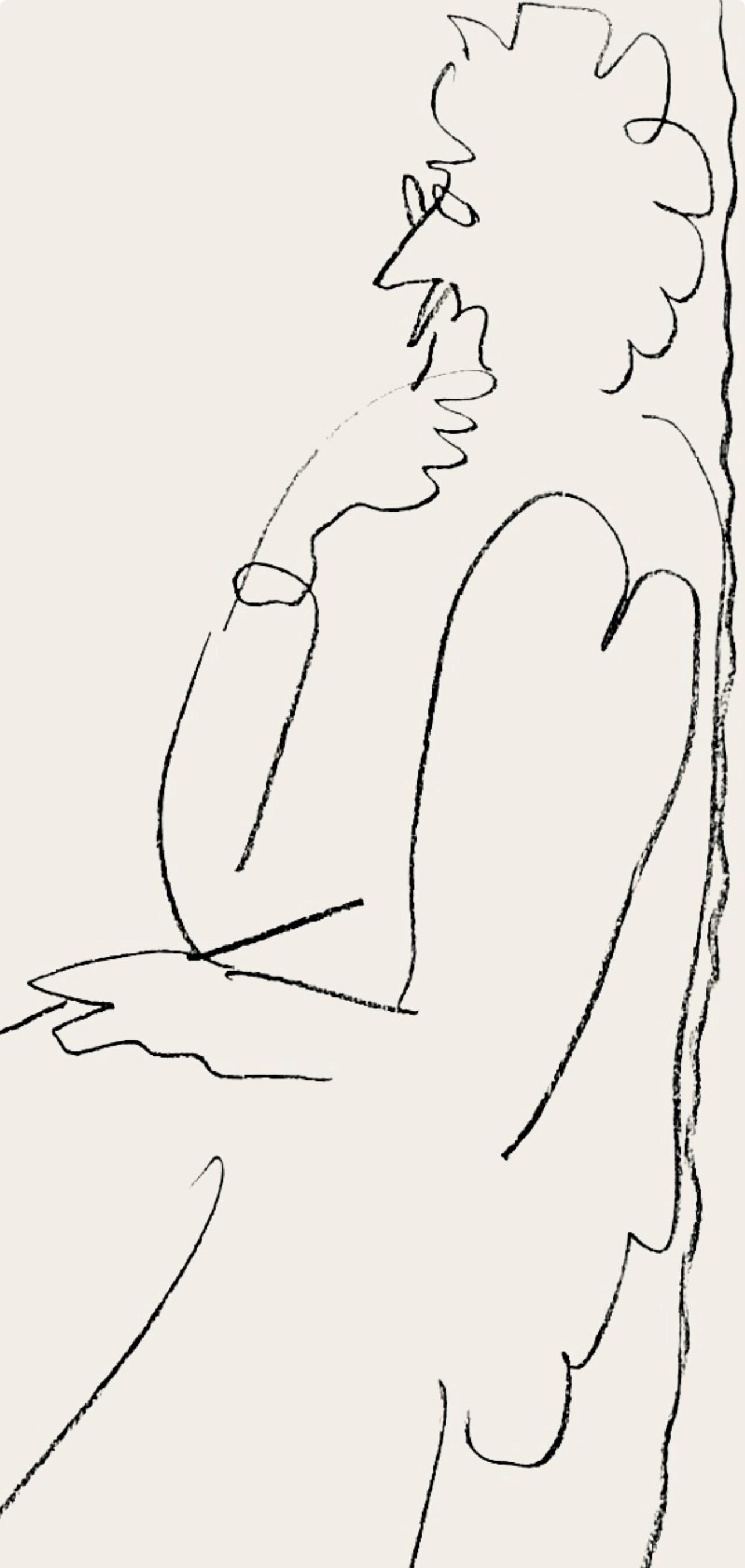 Pablo Picasso, Le Peintre et son Modèle (Mourlot 353; Bloch 1034), Regards sur Paris, Limited Edition Lithograph