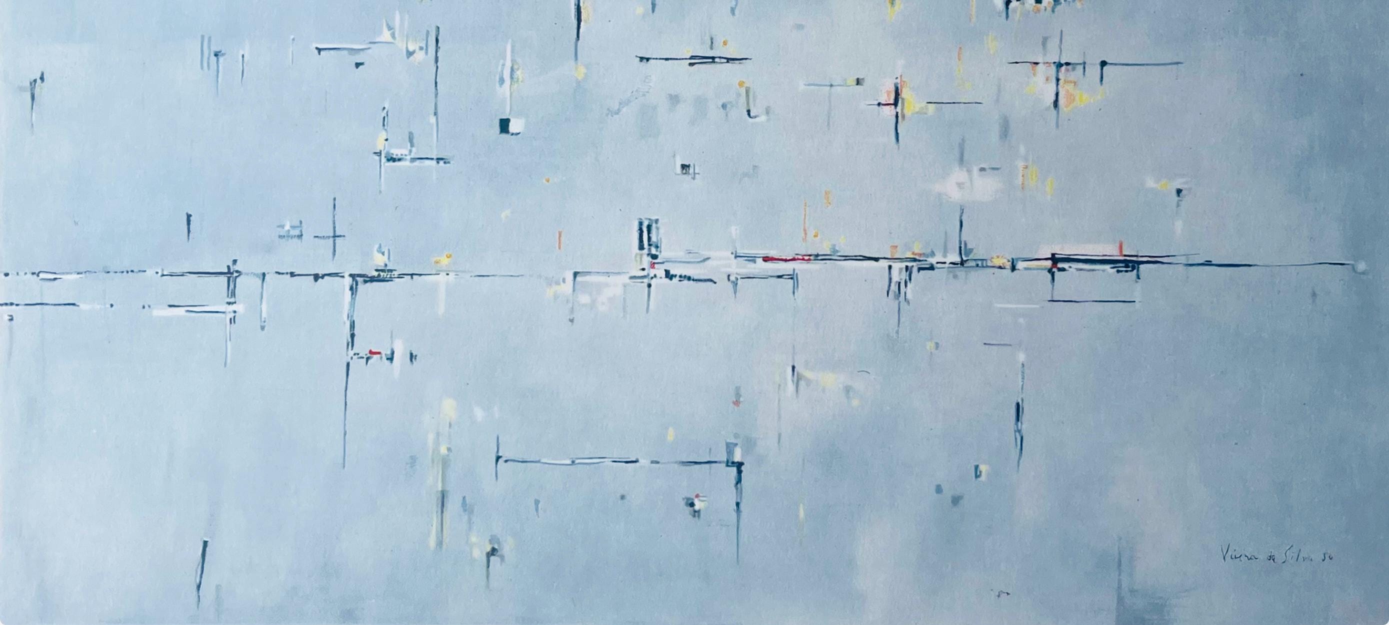 Vieira da Silva, Composition, Vieira da Silva, Peintres d'aujourd'hui, Limited Edition Lithograph