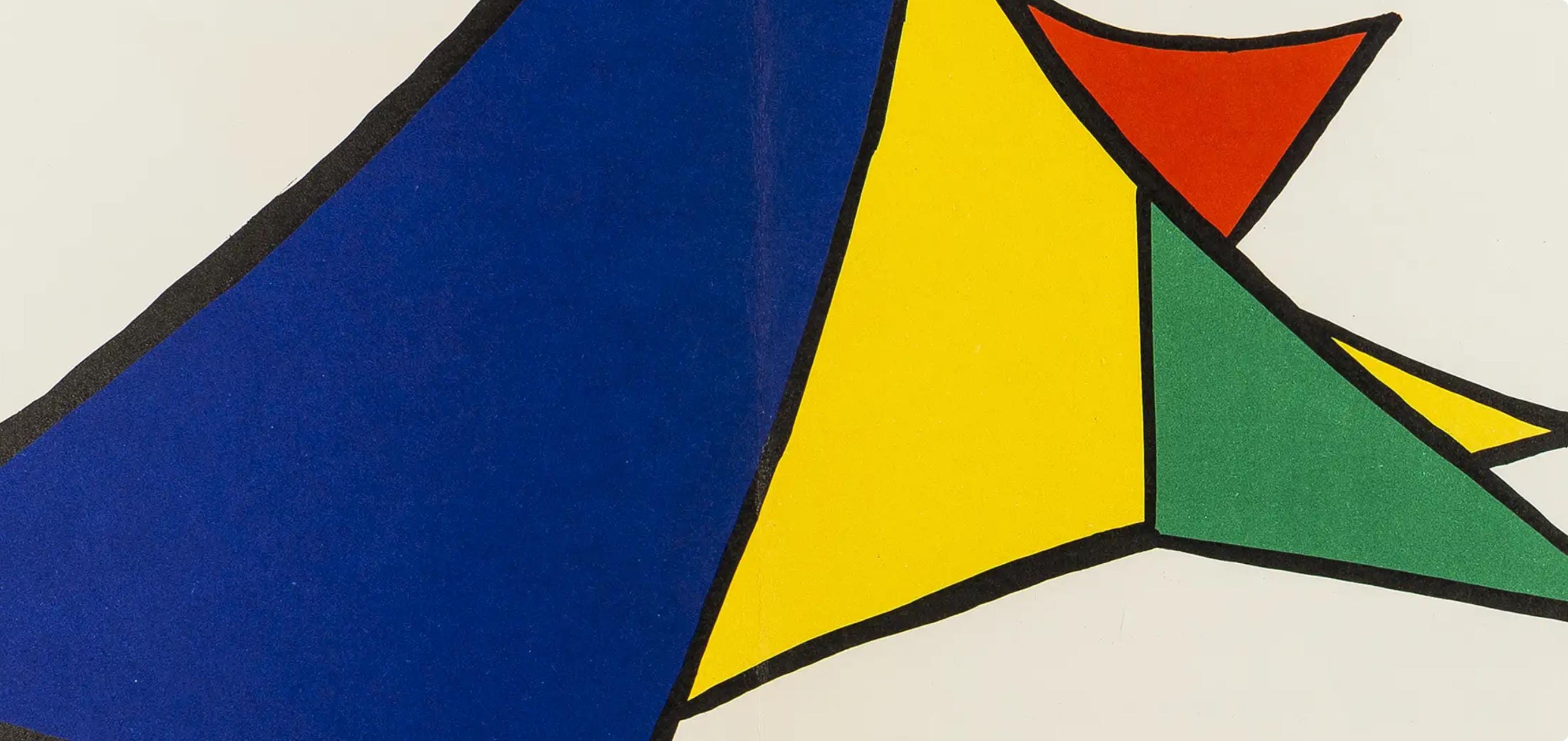 Alexander Calder, Composition, Derrière le miroir, Limited Edition Lithograph