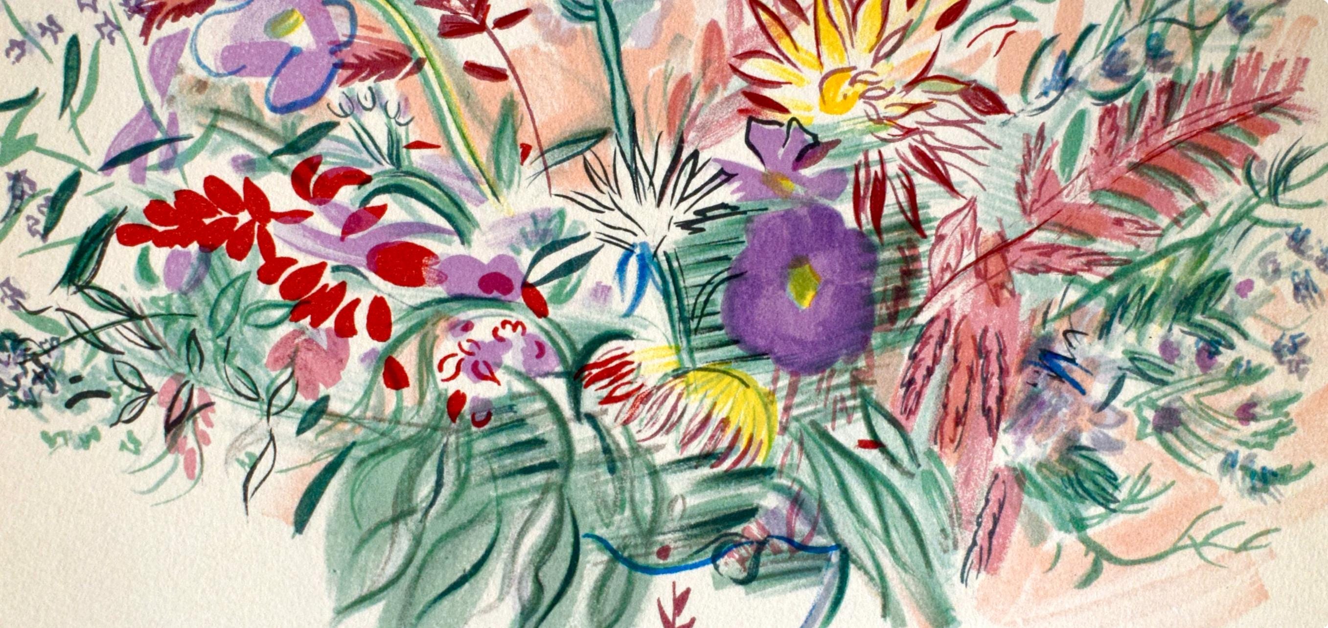 Raoul Dufy, Composition, Les Peintres mes amis, Limited Edition Lithograph