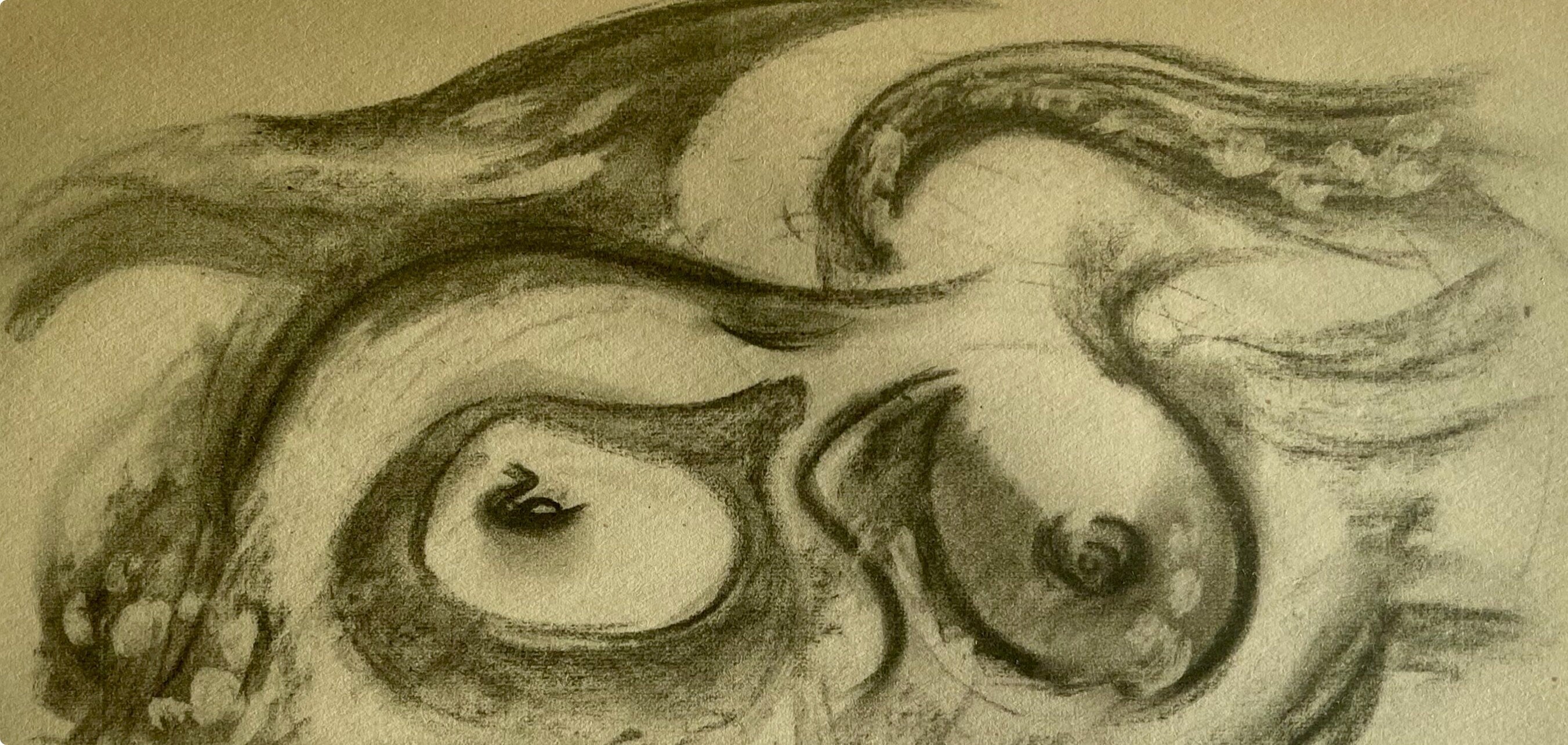 André Masson, Le sein et la vague, Masson Dessins, Limited Edition Lithograph