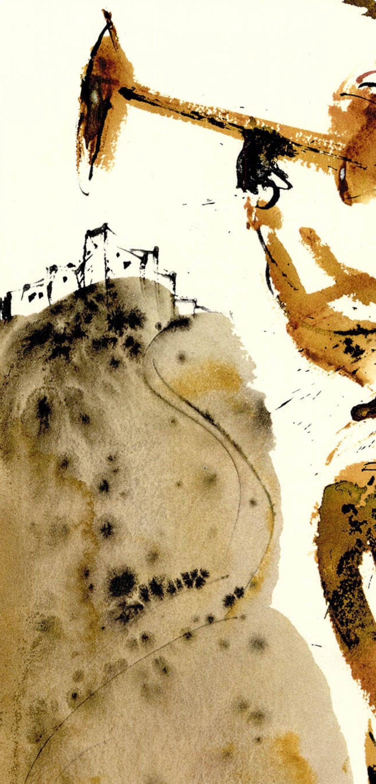Salvador Dali, Composition (Michler/Löpsinger 1600; Field 69-3), Biblia Sacra, Limited Edition Lithograph